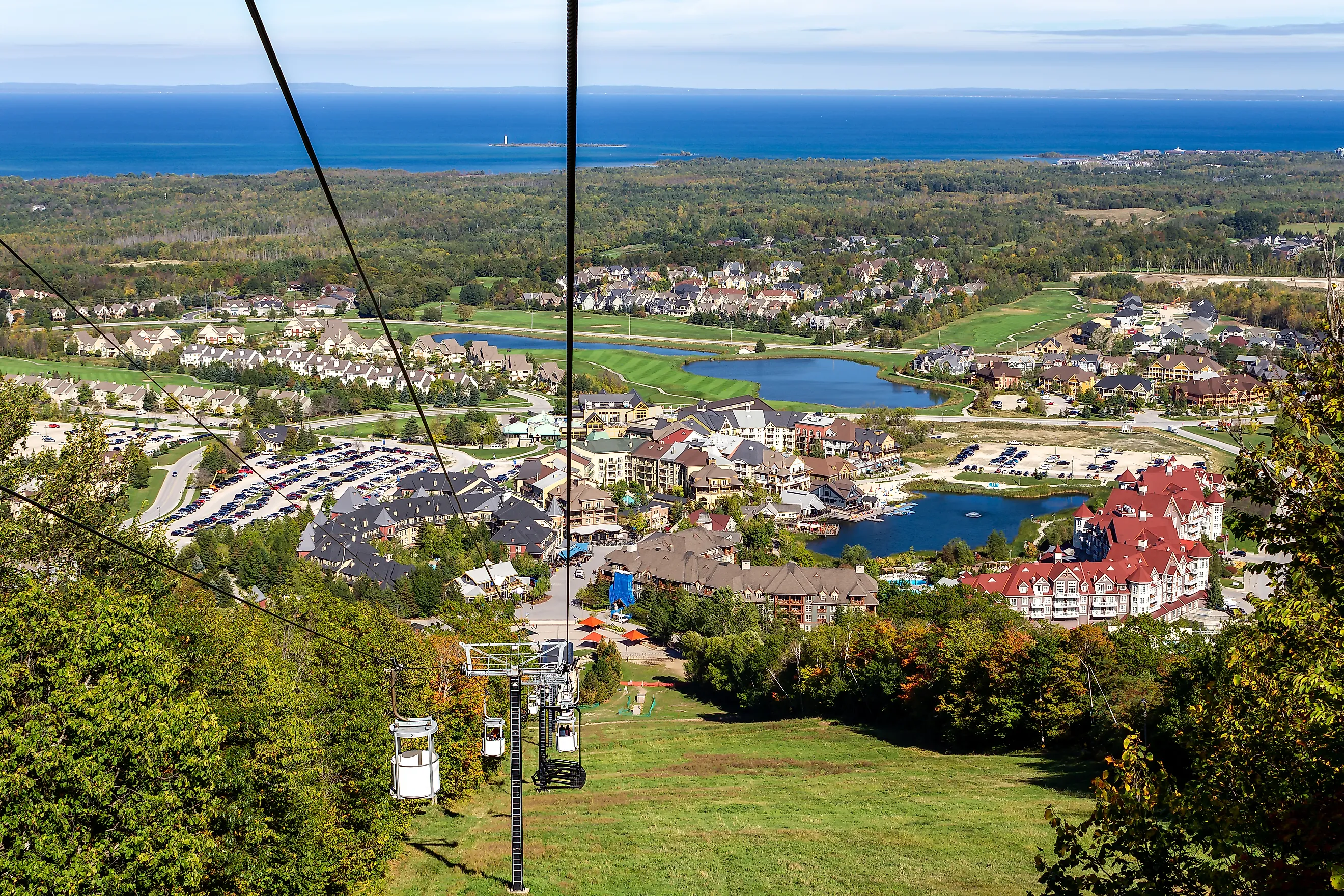 Overlooking Collingwood, Ontario.