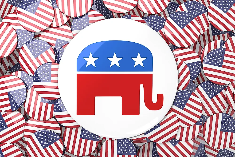 The elephant is a symbol used to represent the Republican party.