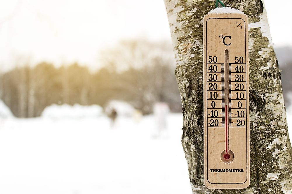 Water freezes at 0 degrees Celsius.