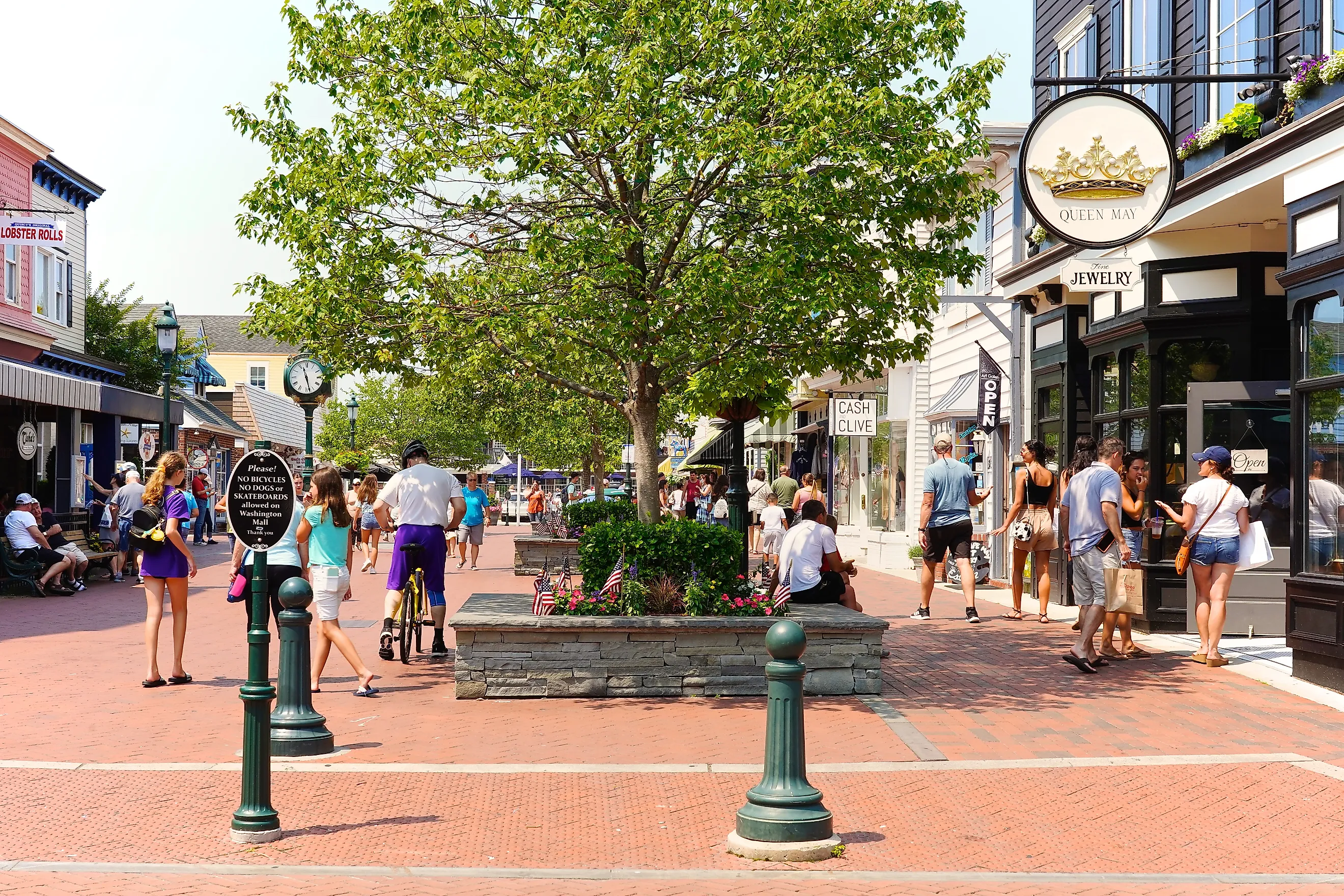 Washington Street Mall in Cape May, New Jersey. Image credit: George Wirt / Shutterstock.com
