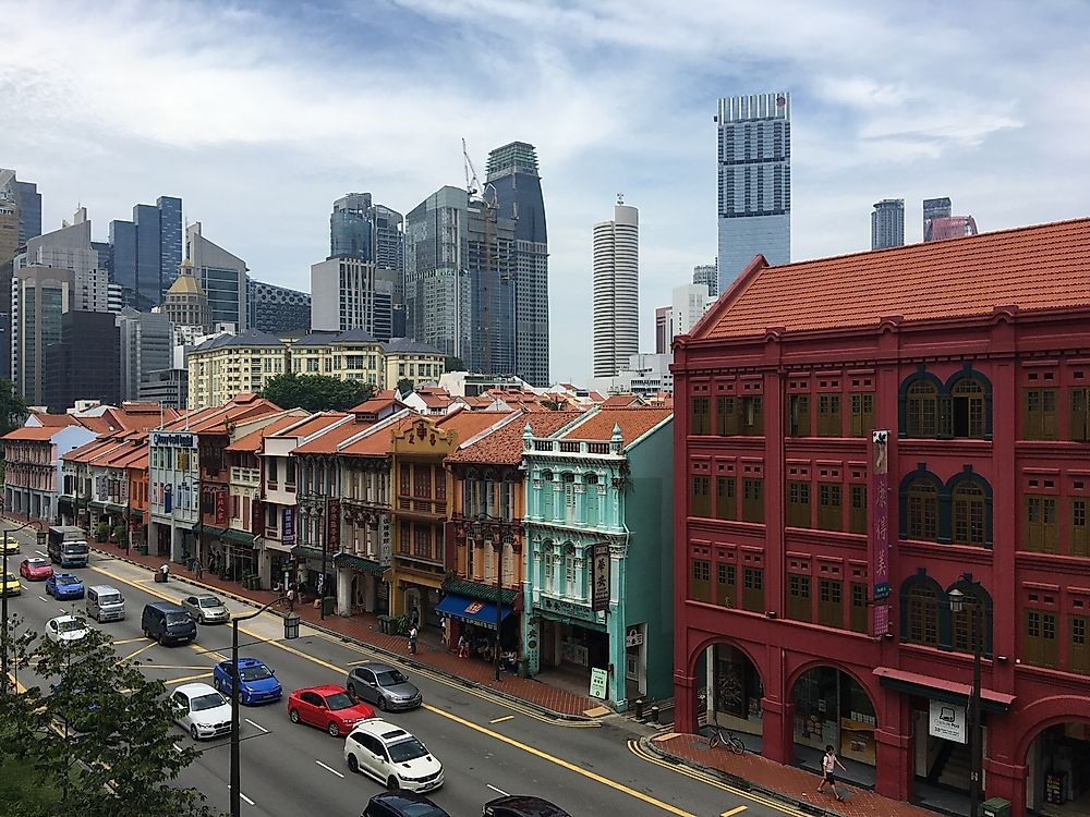 "Ethnic enclaves", like this Chinese neighborhood in Singapore, are said to come as a result of chain migration. Photo credit: NG ZHENG HUI.