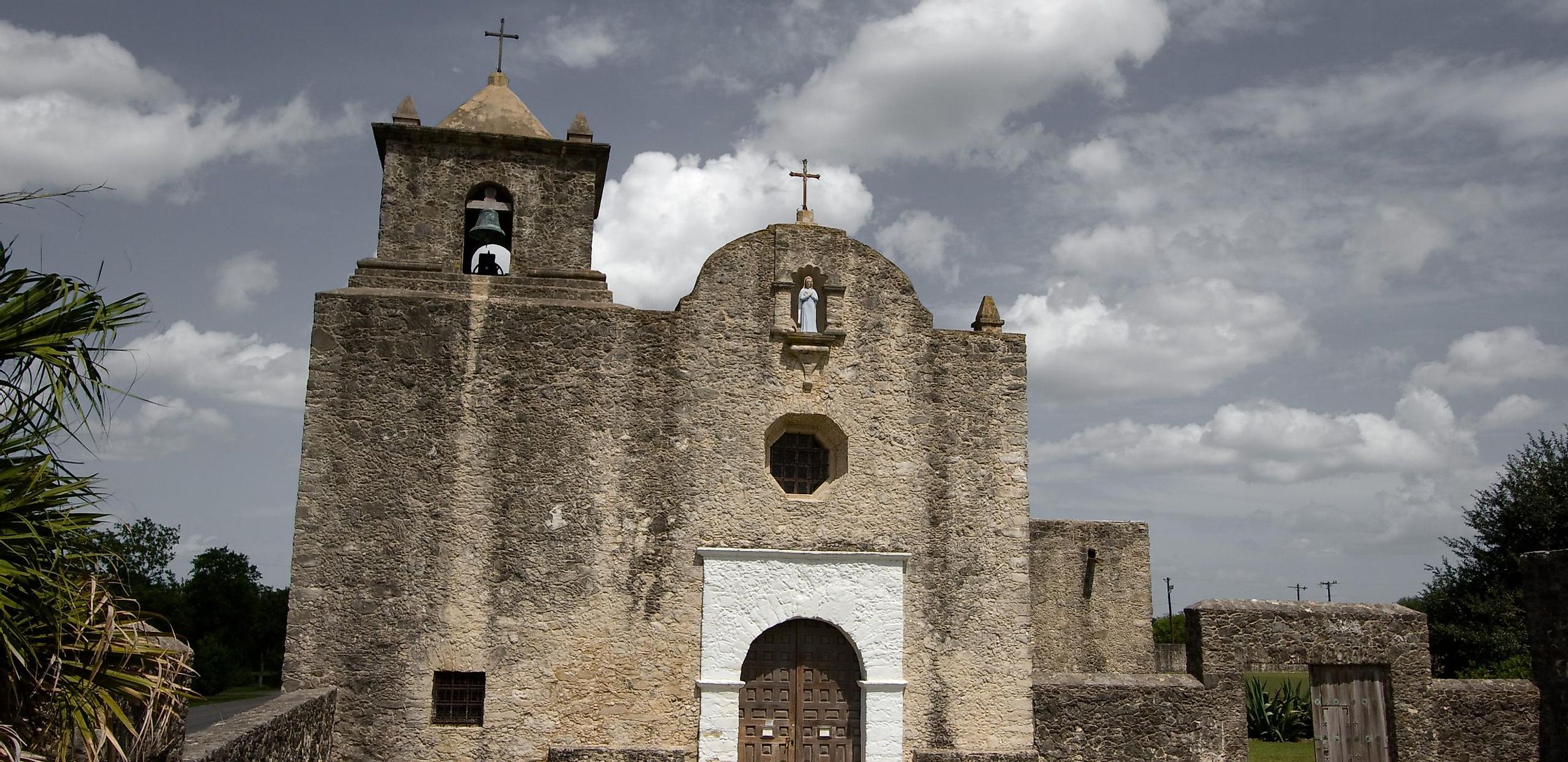 One of the oldest Spanish forts in the United States, Presidio la Bahia in Goliad, Texas. 
