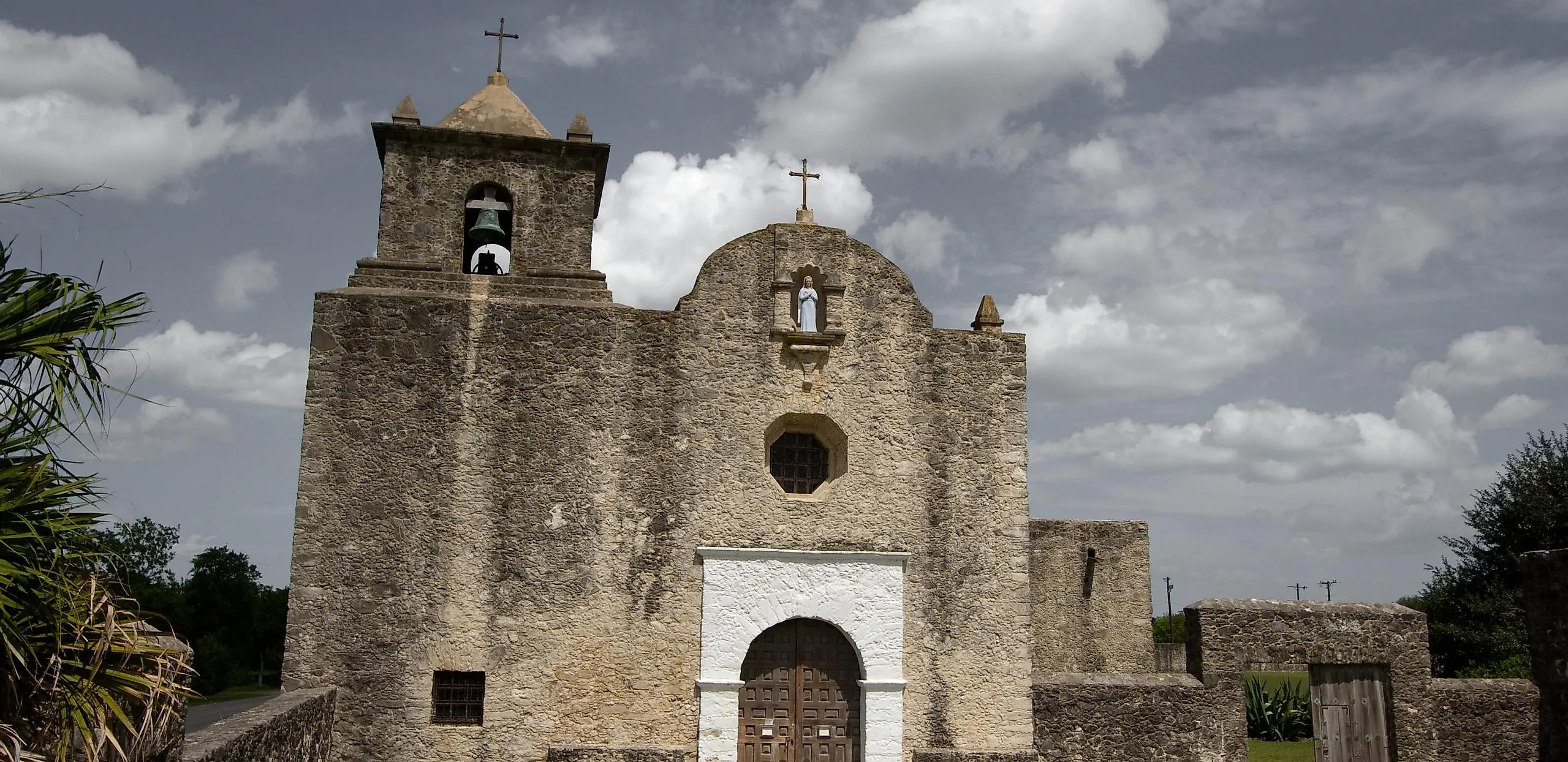 One of the oldest Spanish forts in the United States, Presidio la Bahia in Goliad, Texas.