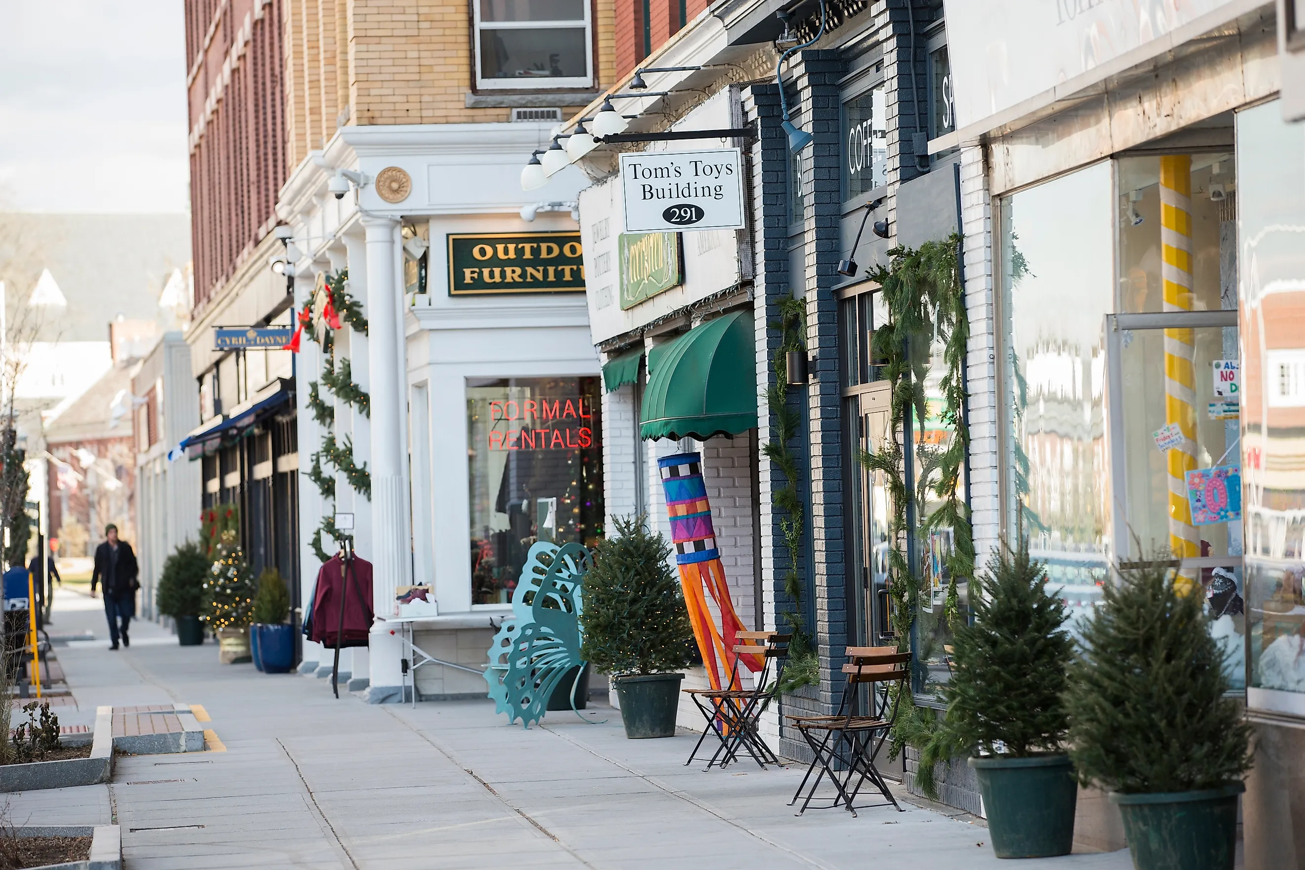 Downtown scene in Great Barrington Massachusetts Berkshires. JGPR via Shutterstock