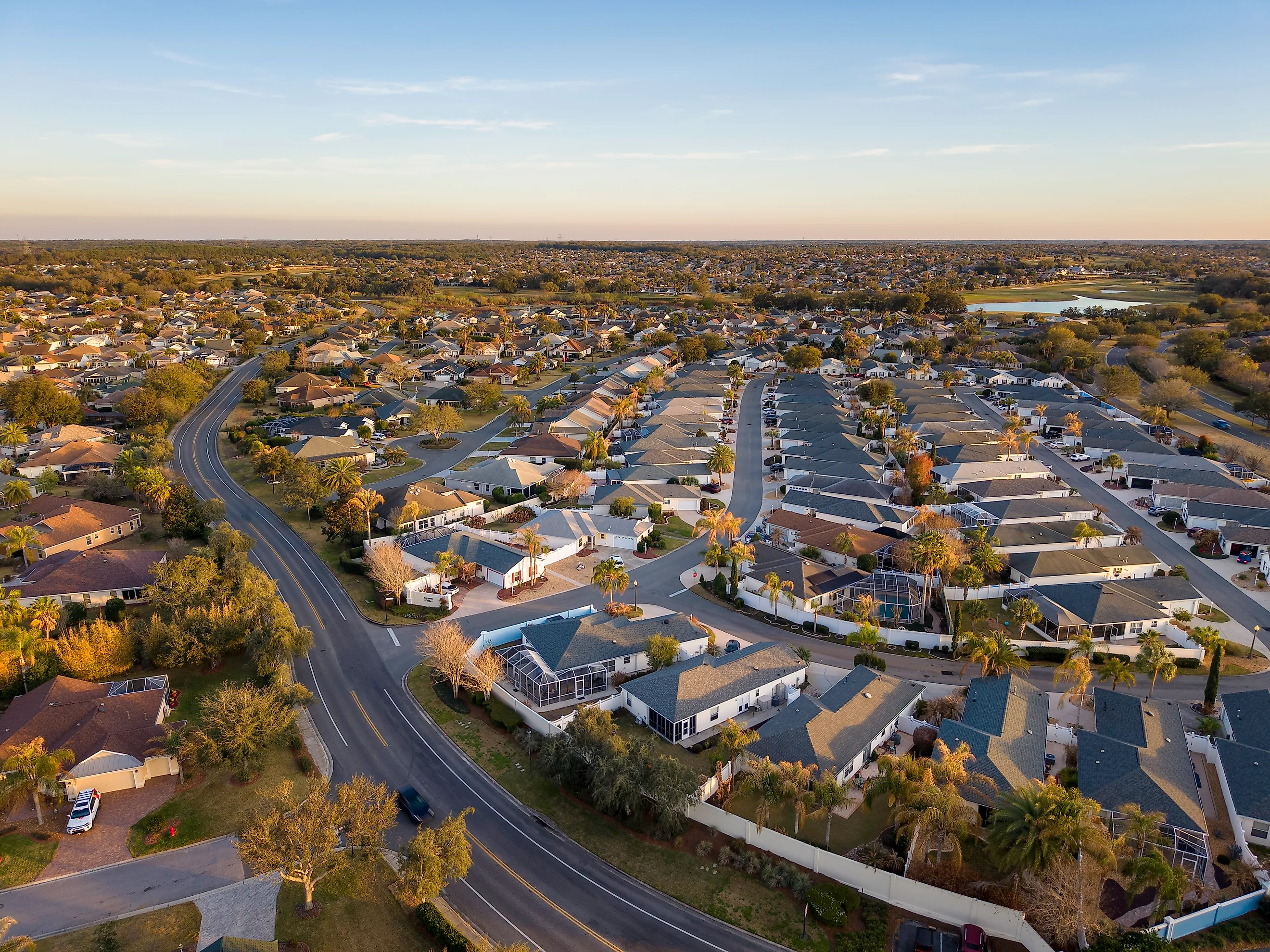 Neat and tidy neighborhoods in The Villages Florida
