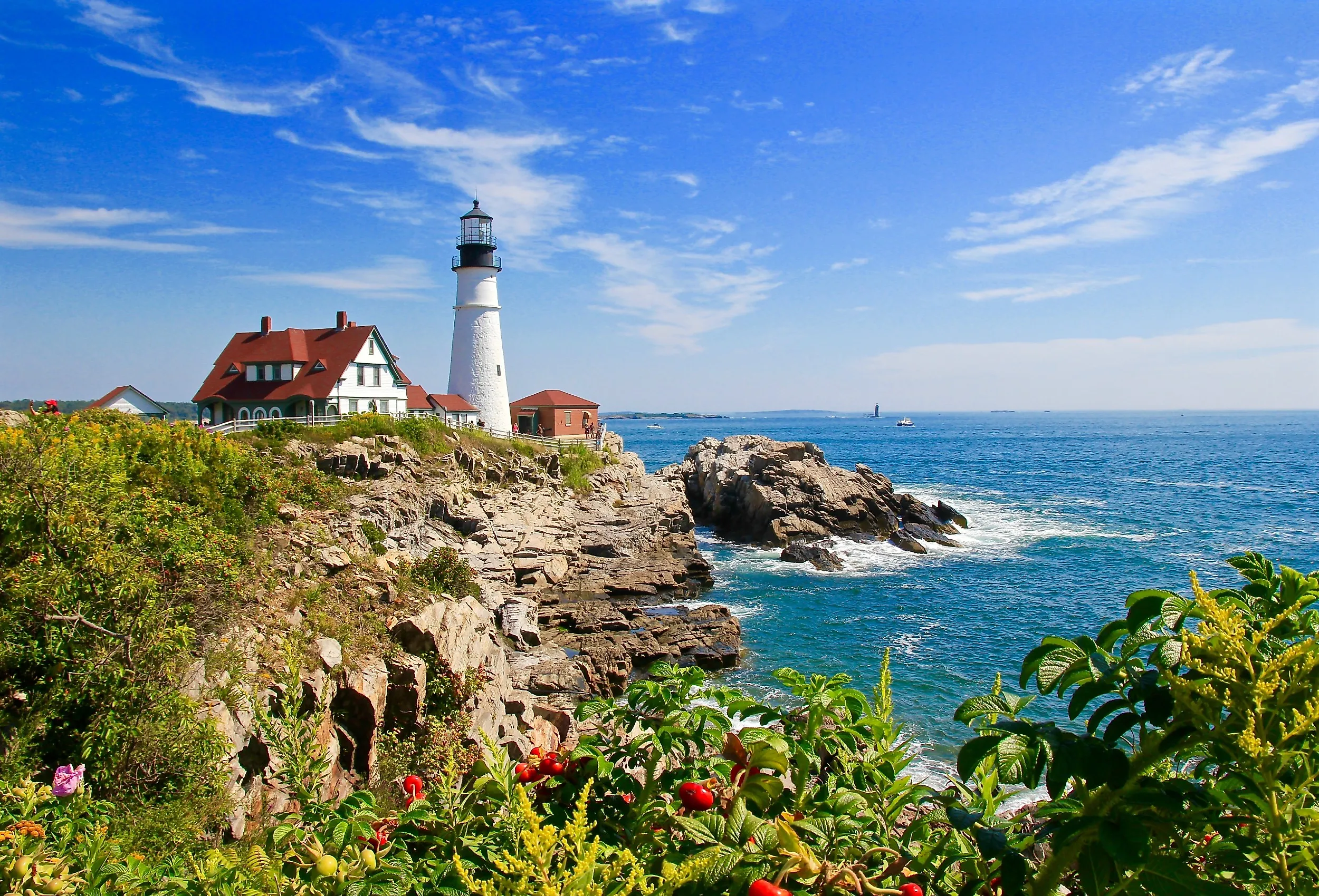 Cape Elizabeth, Portland Head lighthouse.