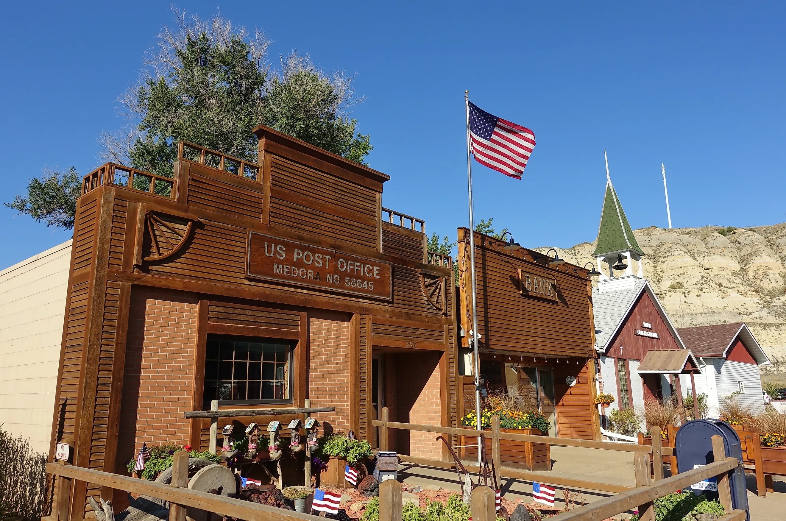 Medora, North Dakota. (Editorial credit: EQRoy / Shutterstock.com)