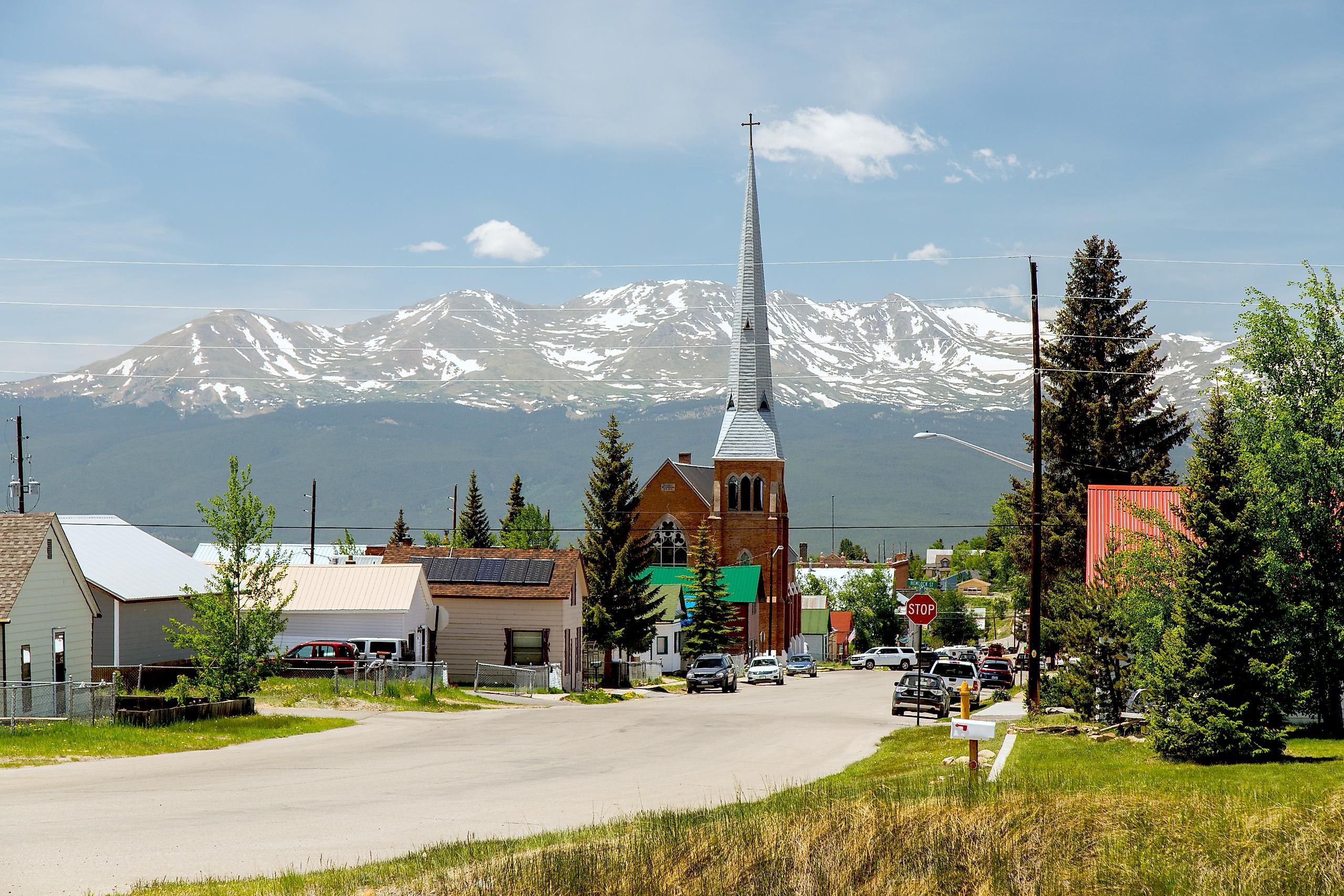 The gorgeous town of Leadville, Colorado.