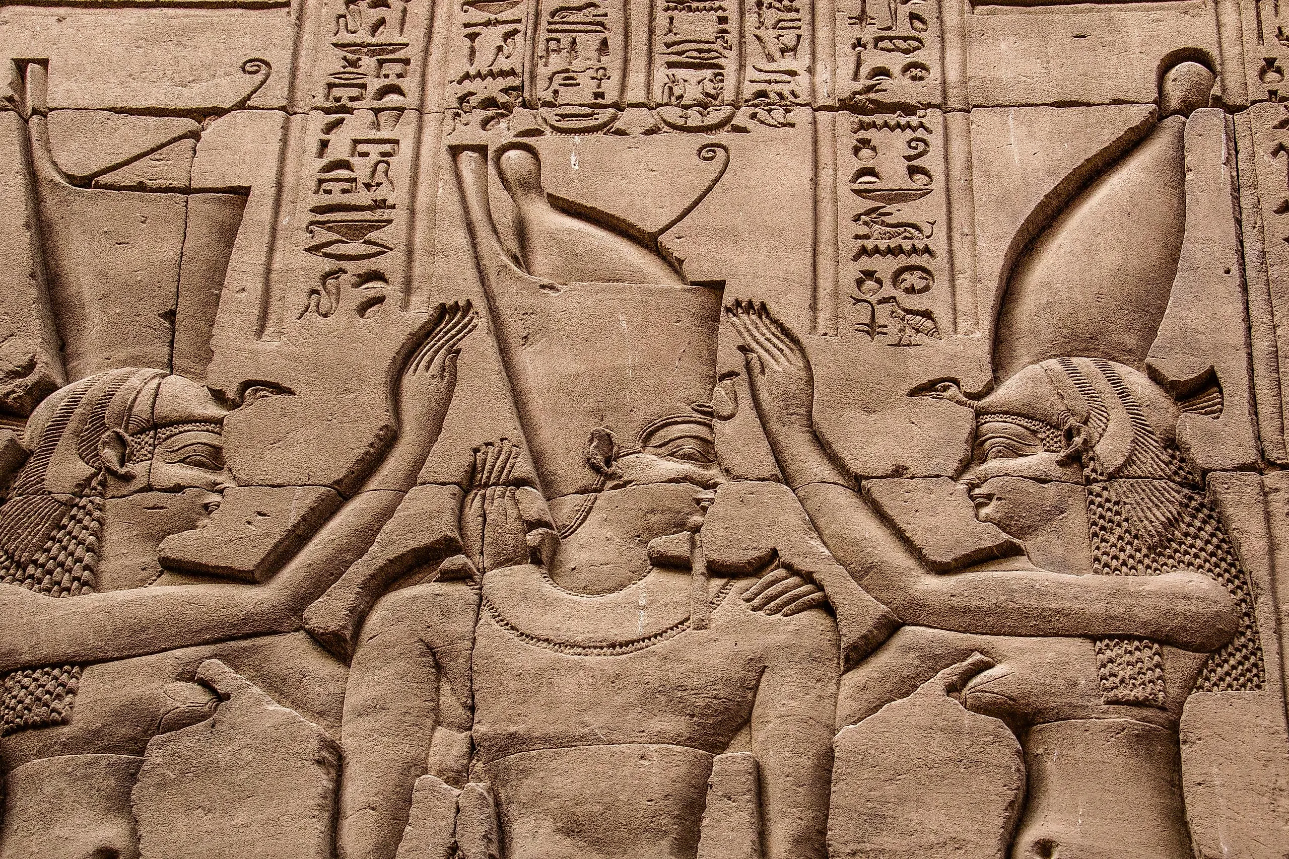 The crowning of Ptolemy IV.