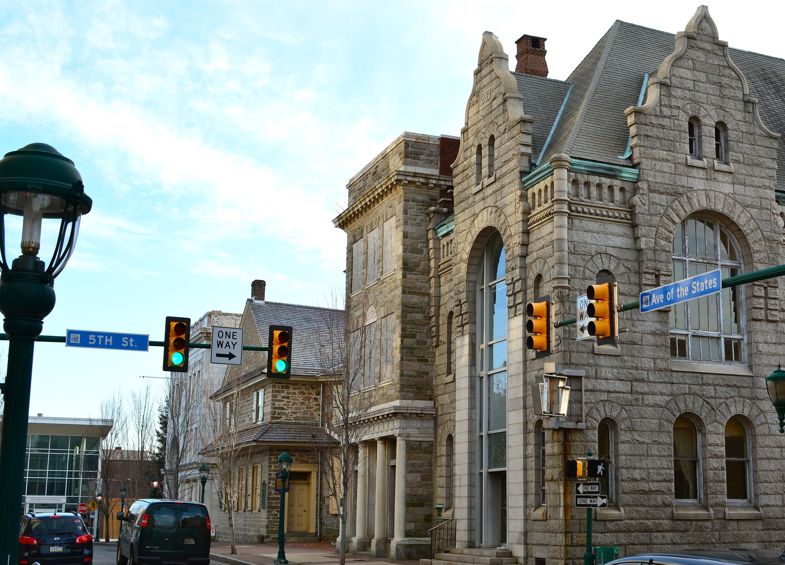 Downtown Chester, Pennsylvania.