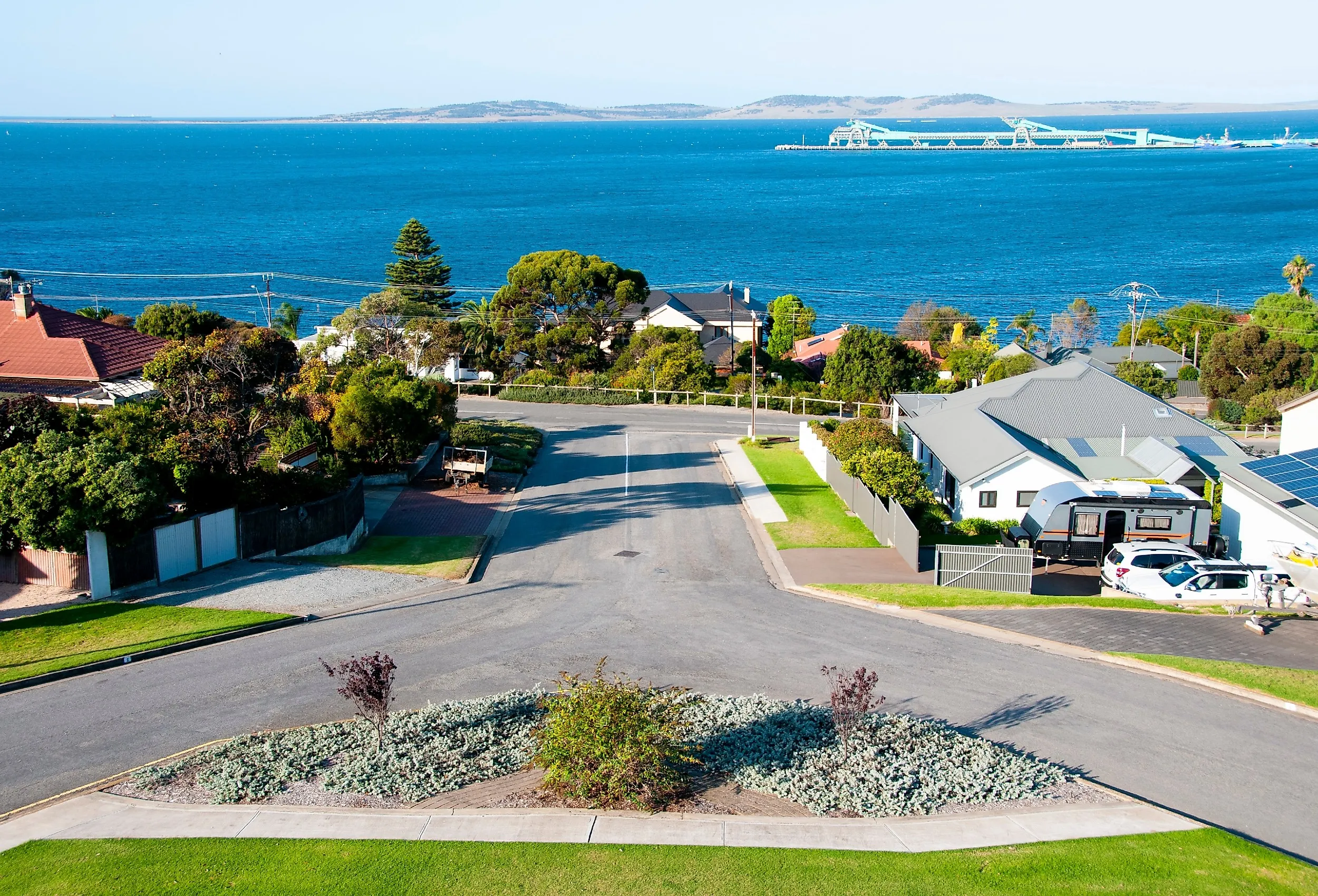 The beautiful town of Port Lincoln, South Australia.