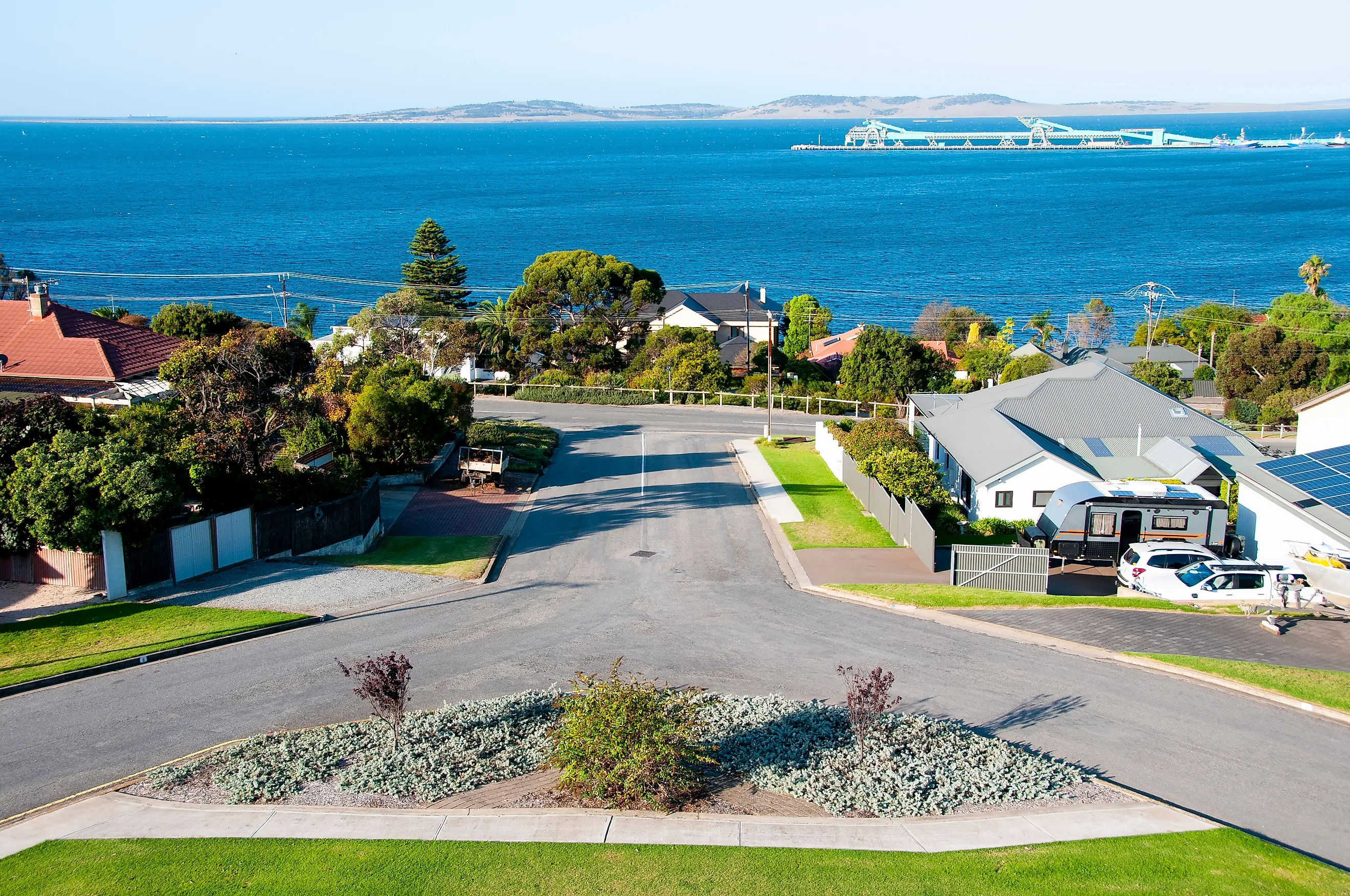 The beautiful town of Port Lincoln, South Australia.