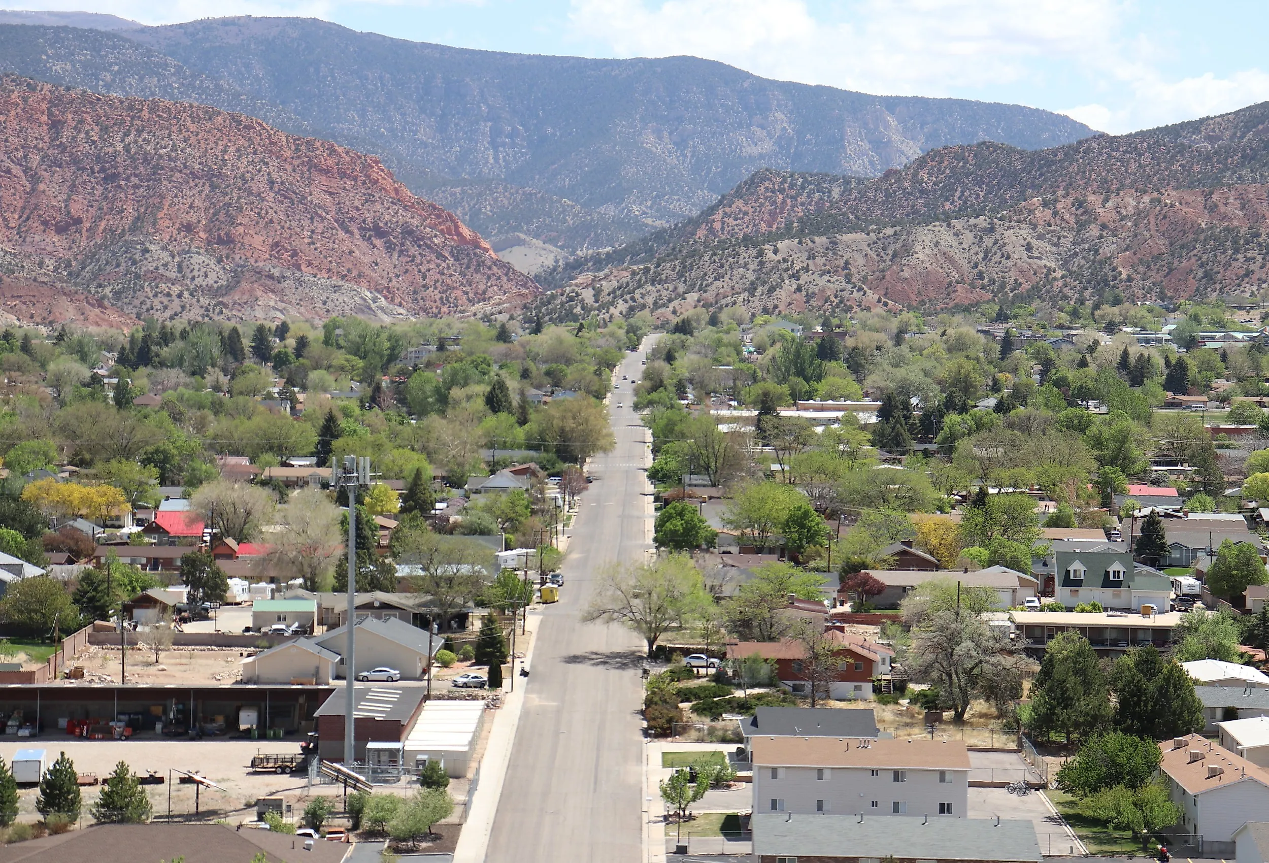 Overlooking Cedar City, Utah.