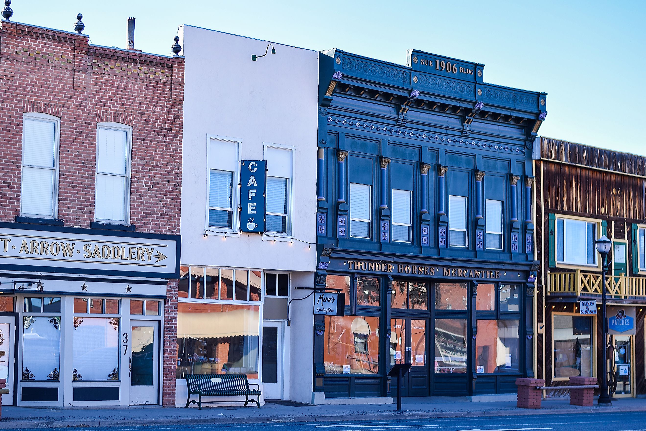 Panguitch, Utah, USA - March 13, 2022: Shops in downtown historic Panguitch, Utah.. Rachael Martin via Shutterstock
