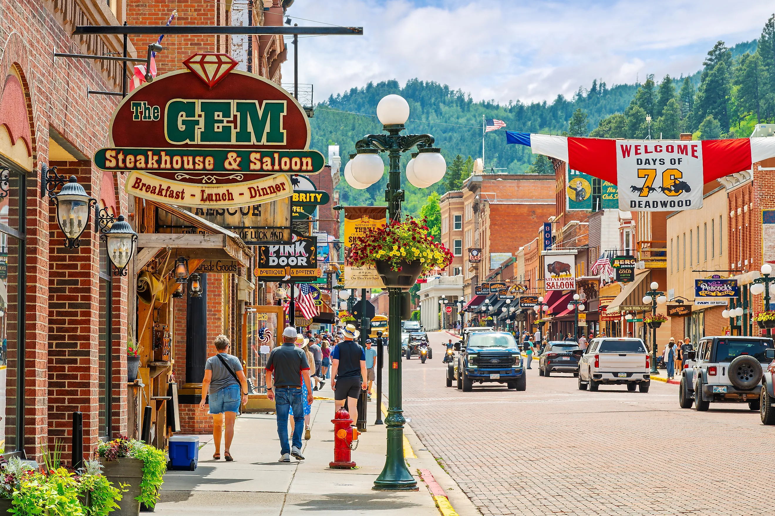 Main Street in Deadwood, South Dakota