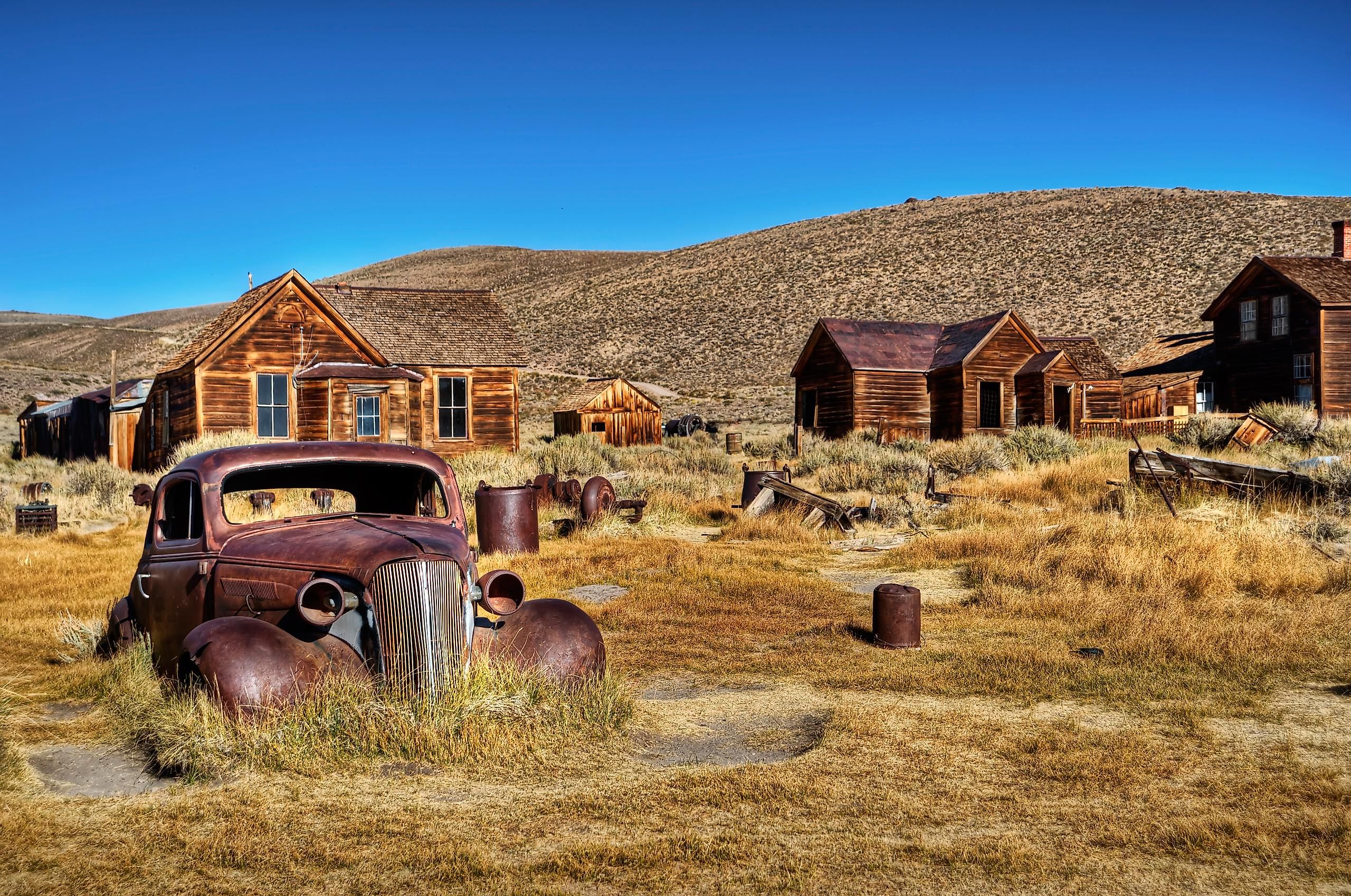 Bodie, Ghost town, Courtesy of User: Stockdonkey Via Shutterstock