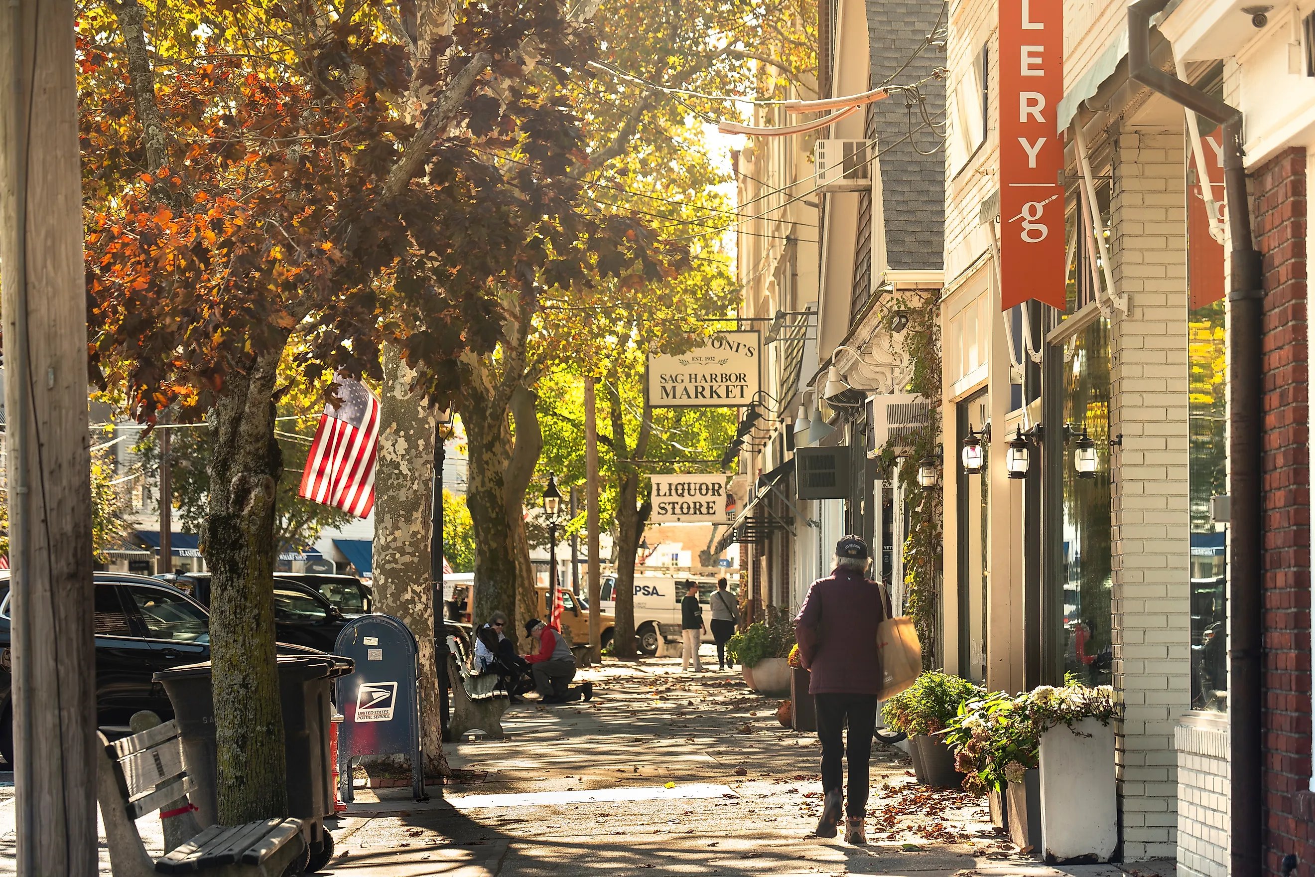 Sag Harbor in the Hamptons on Long Island, New York. (Credit: Cavan-Images via Shutterstock)