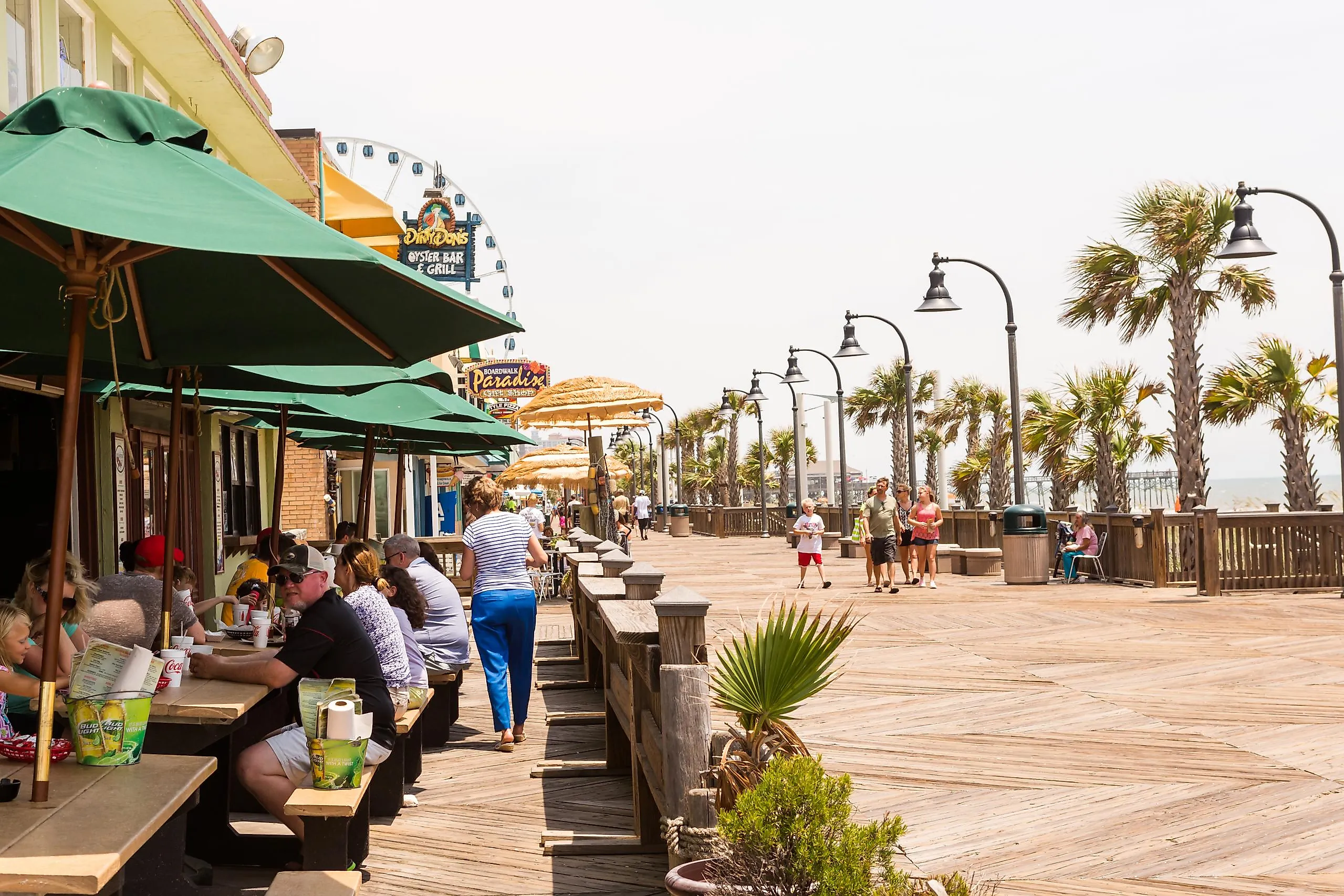 The Boardwalk and Promenade in Myrtle Beach, South Carolina. Image credit: Arina P. Habich / Shutterstock.com