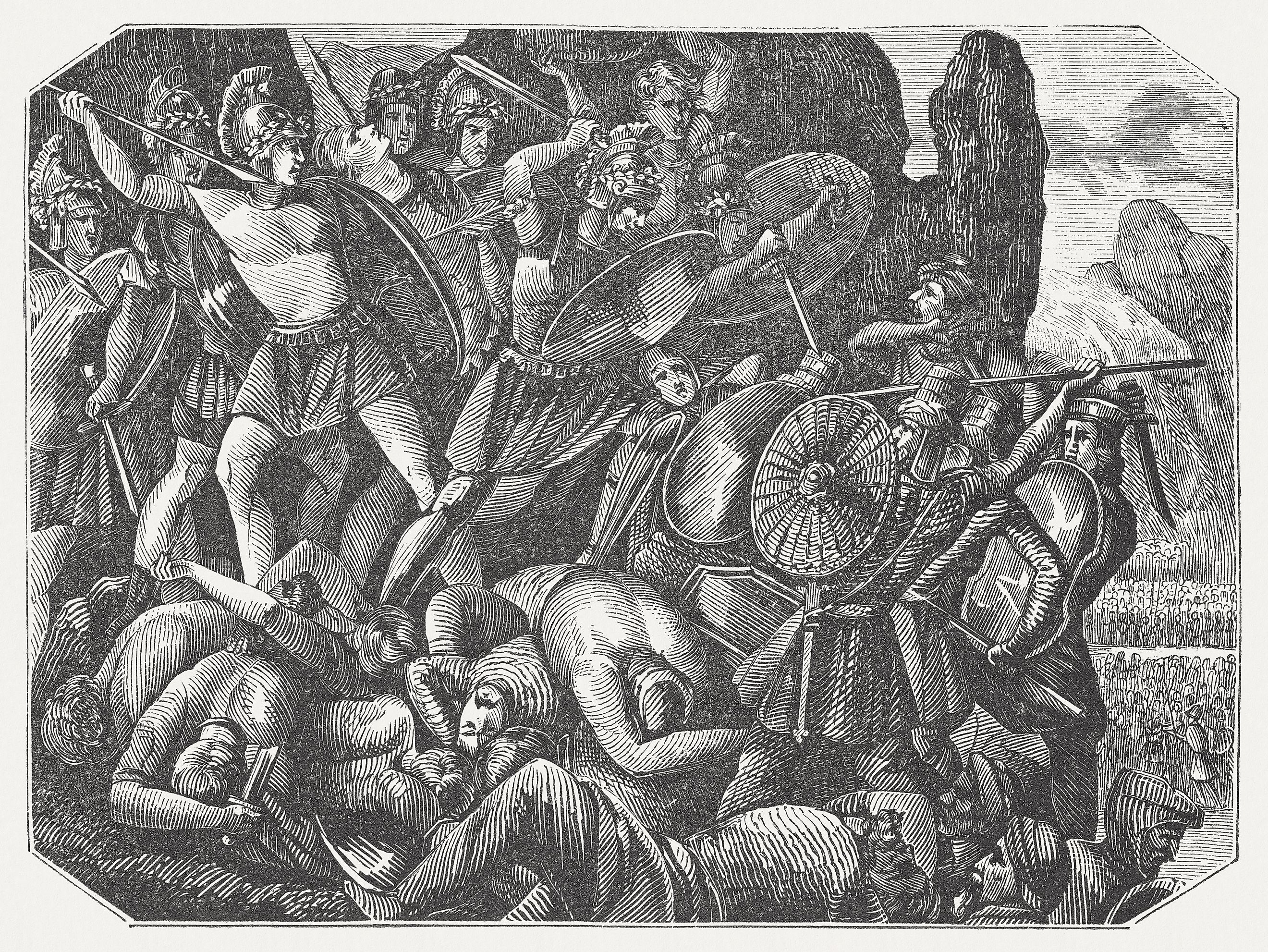 Thermopylae saw Greeks, including Spartans, fiercely resist Xerxes' Persian invasion.