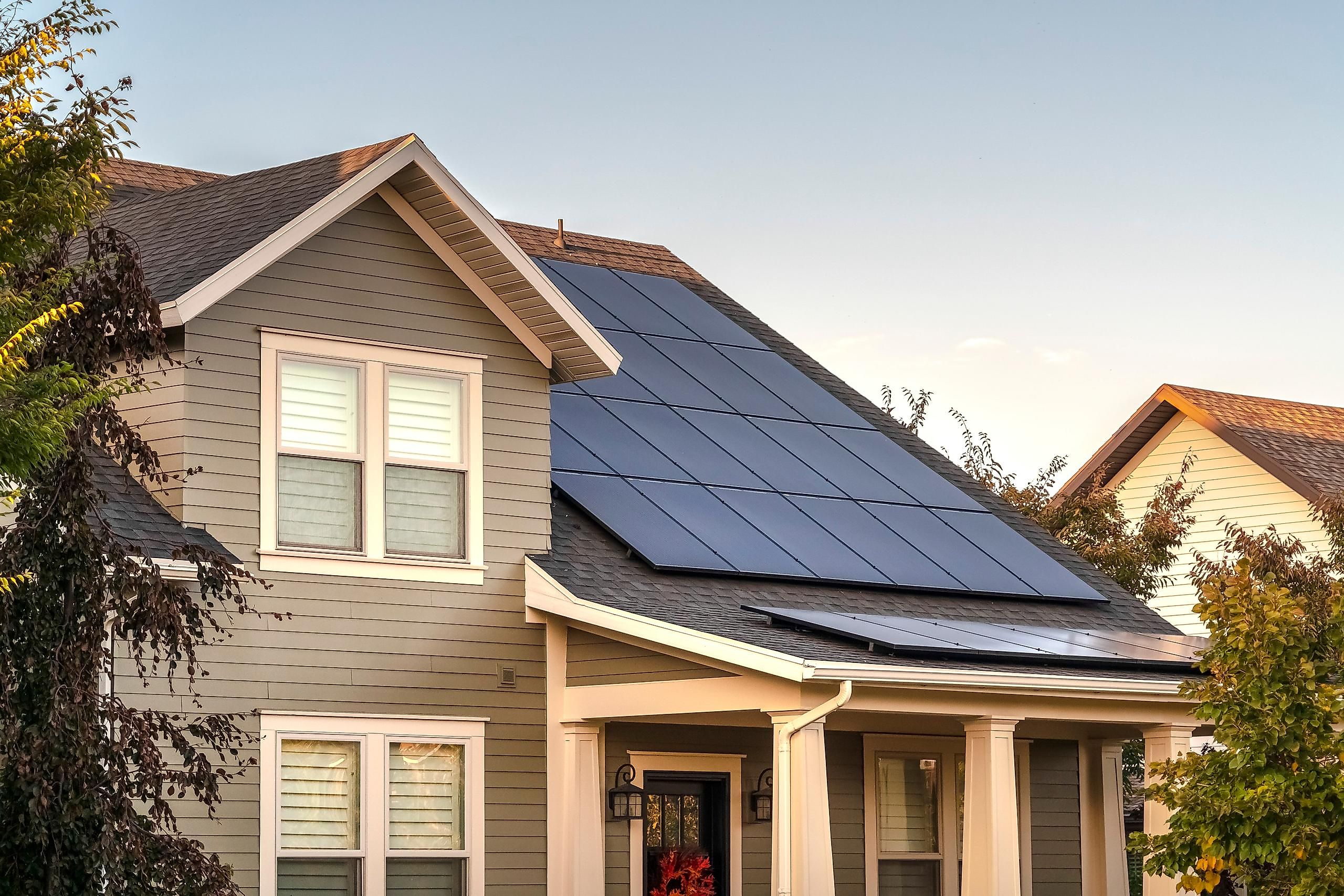 In some cities, home owners can receive tax exemptions for investing in solar panels.