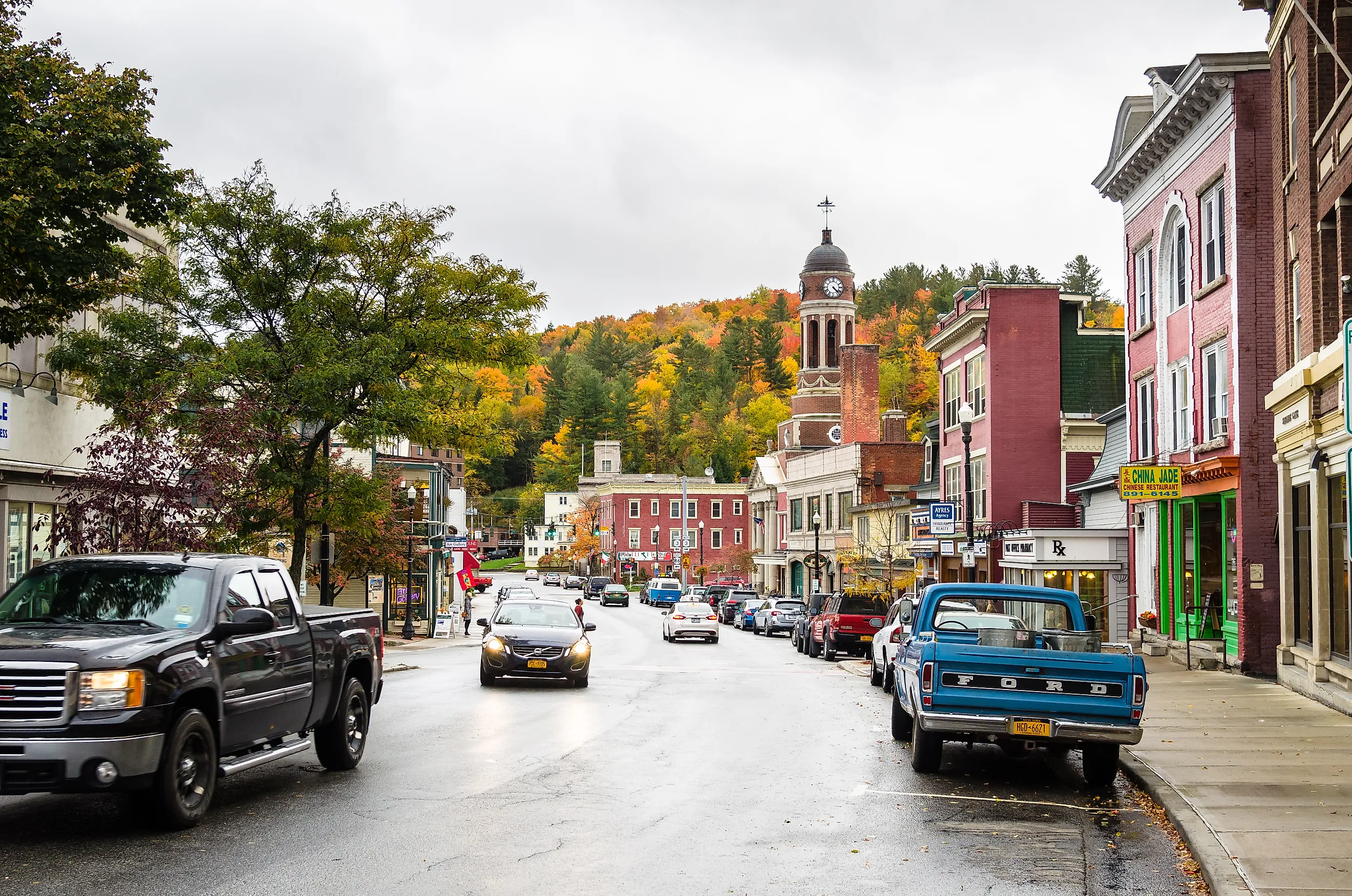 Saranac Lake, New York. Editorial Photo Credit: Albert Pego via Shutterstock.