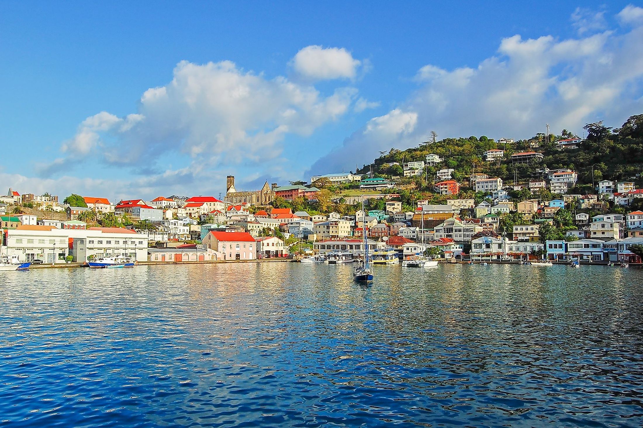 View of Saint George's Harbor in Grenada