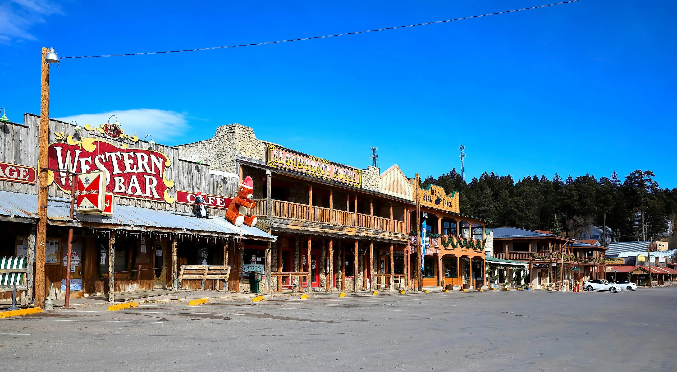 The beautiful town of Cloudcroft, New Mexico. Image credit Purplexsu via Shutterstock