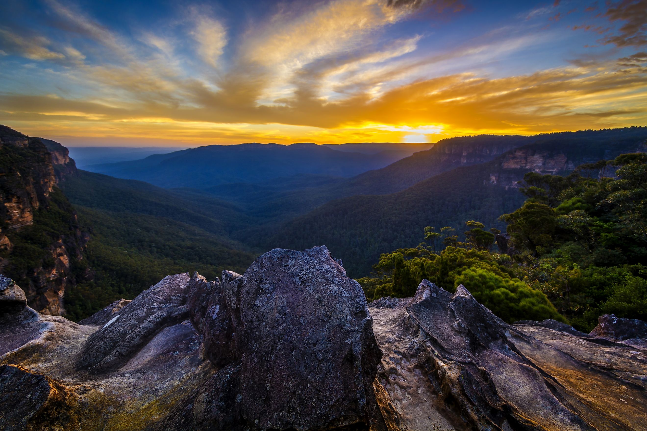 Greater Blue Mountains Area Australia Worldatlas