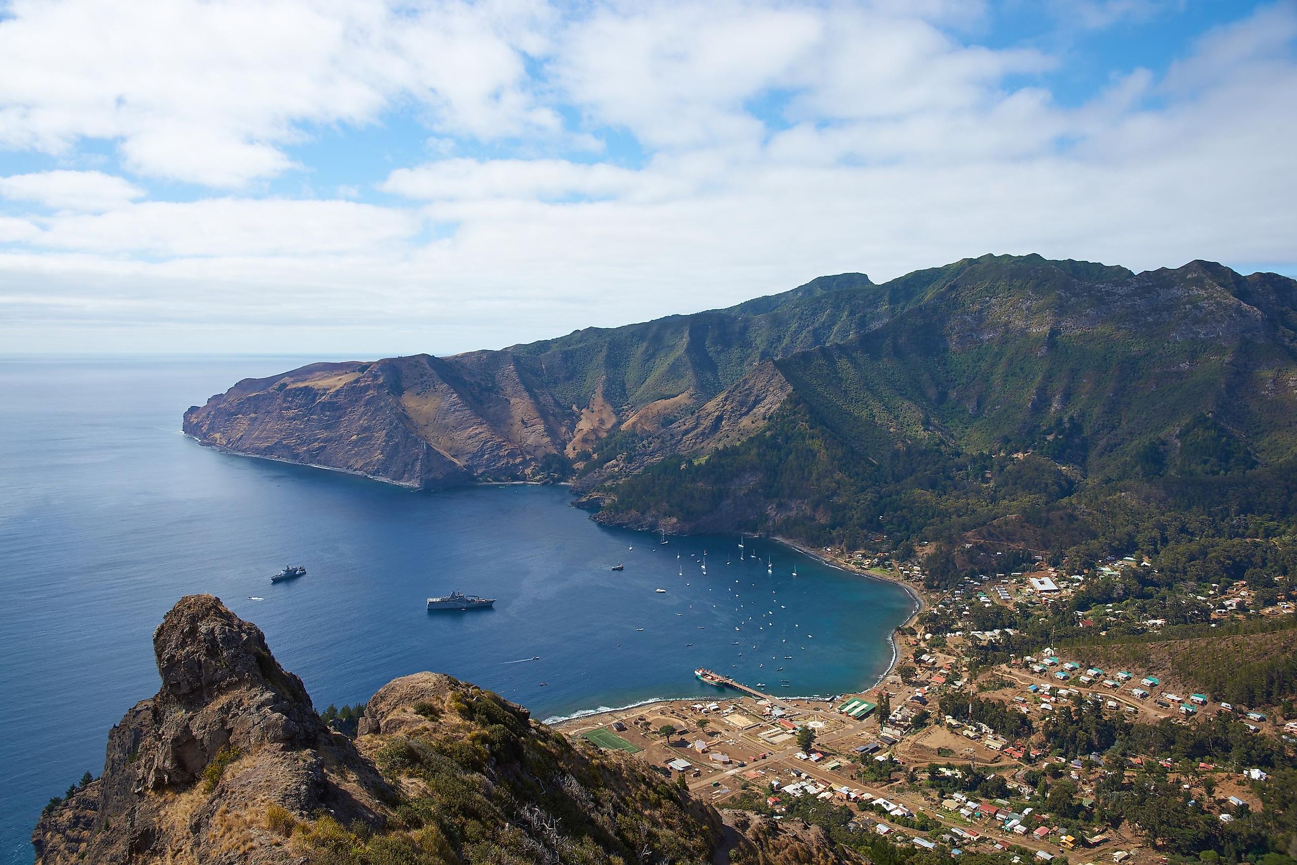 Cumberland Bay, Robinson Crusoe Island, Chile.