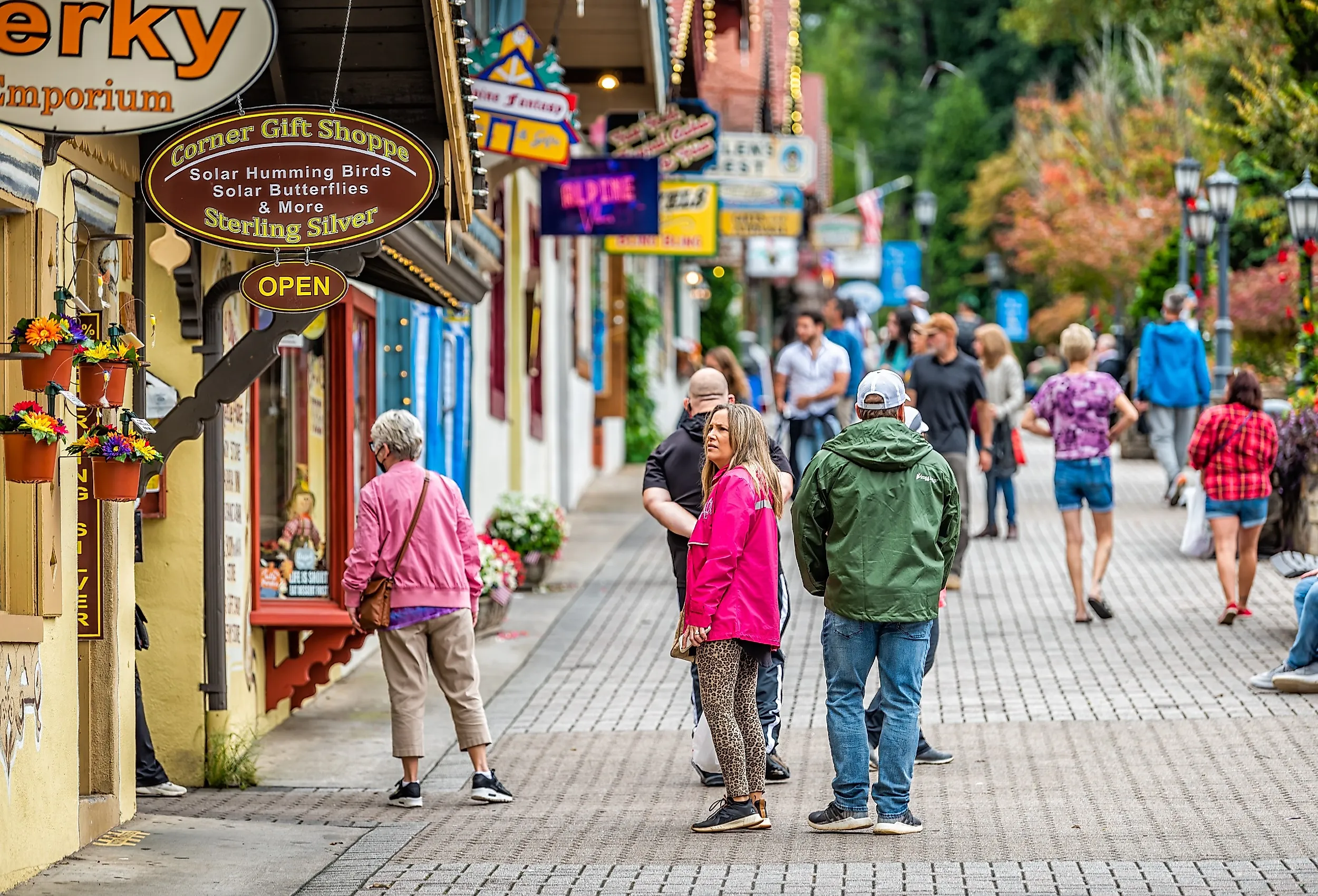 Businesses in Helen, Georgia. Image credit Kristi Blokhin via Shutterstock