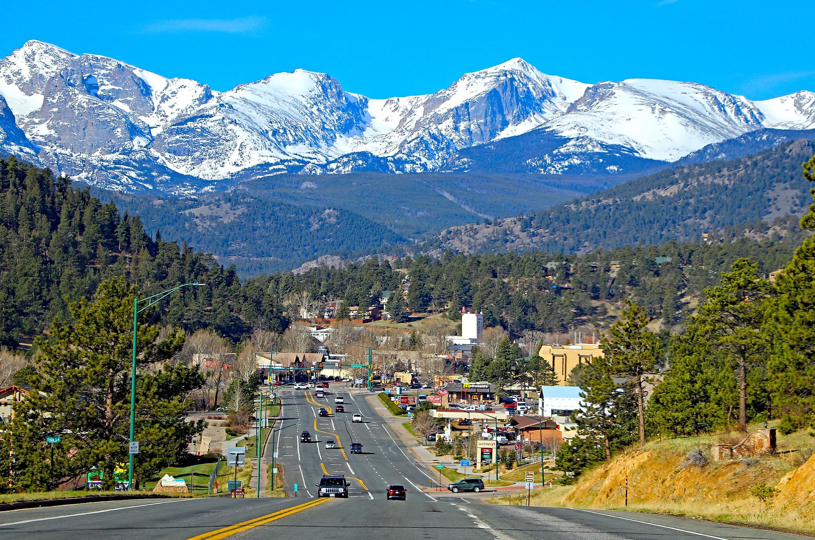 The gorgeous town of Estes Park, Colorado.