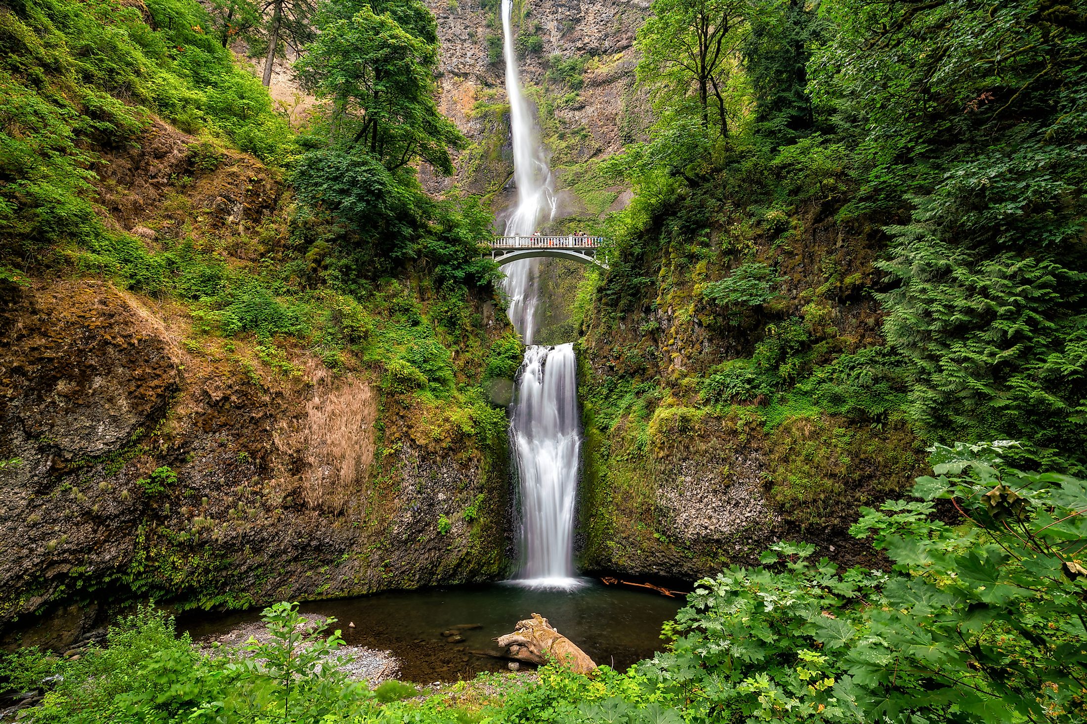 Multnomah Falls Worldatlas