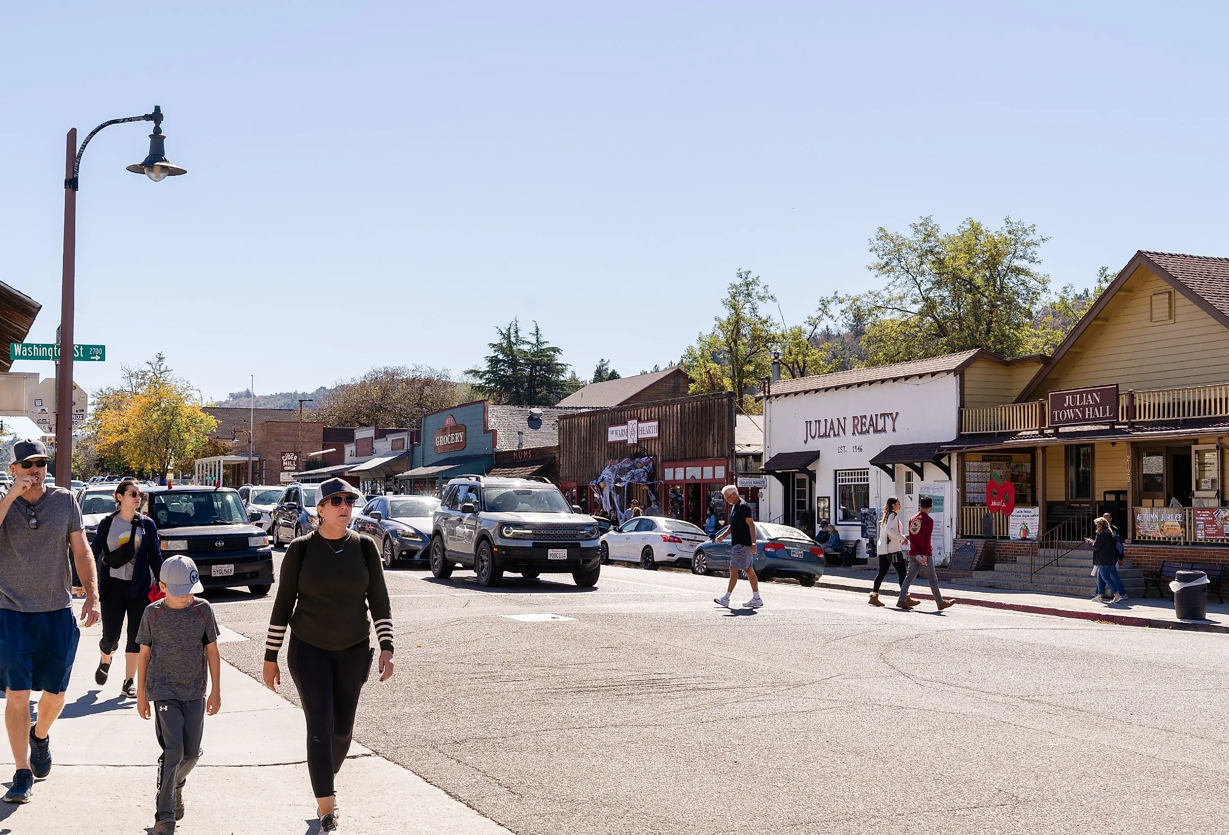 Downtown street in Julian, California. Image credit ChristinaAiko Photography via Shutterstock