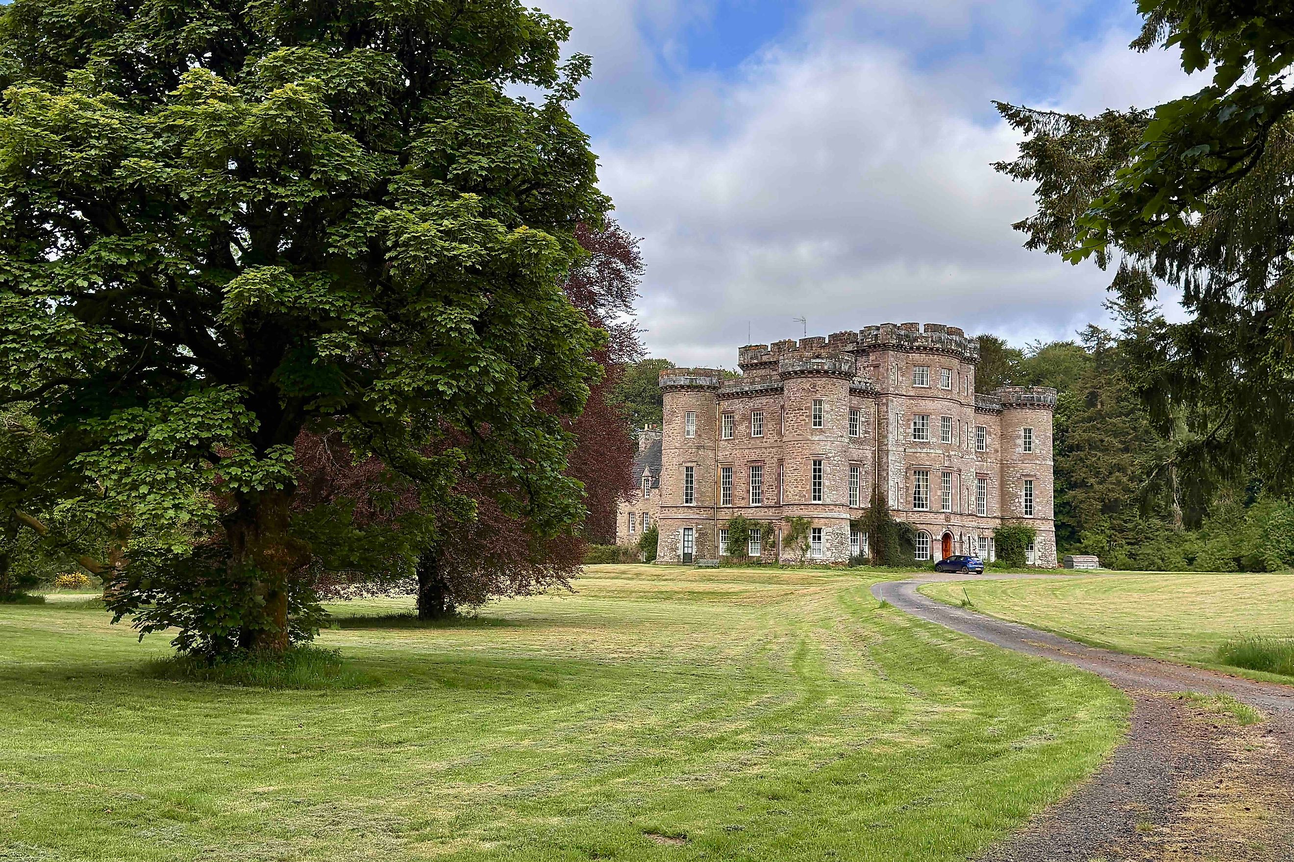 The beautiful Monzie Estate in Scotland adds the exact amount of history to a relaxing trip. Credit: Bryan Dearsley