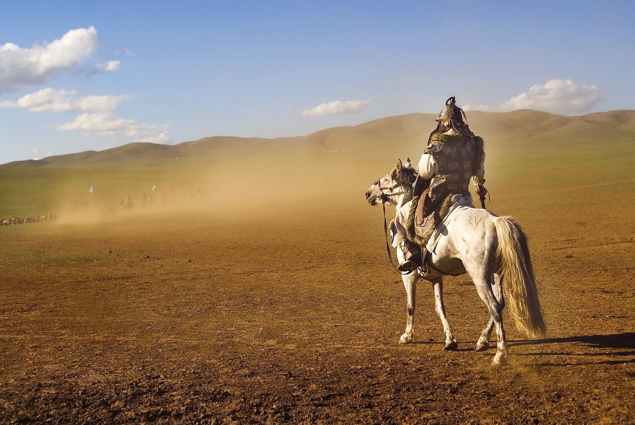 Ancient Mongolian warrior