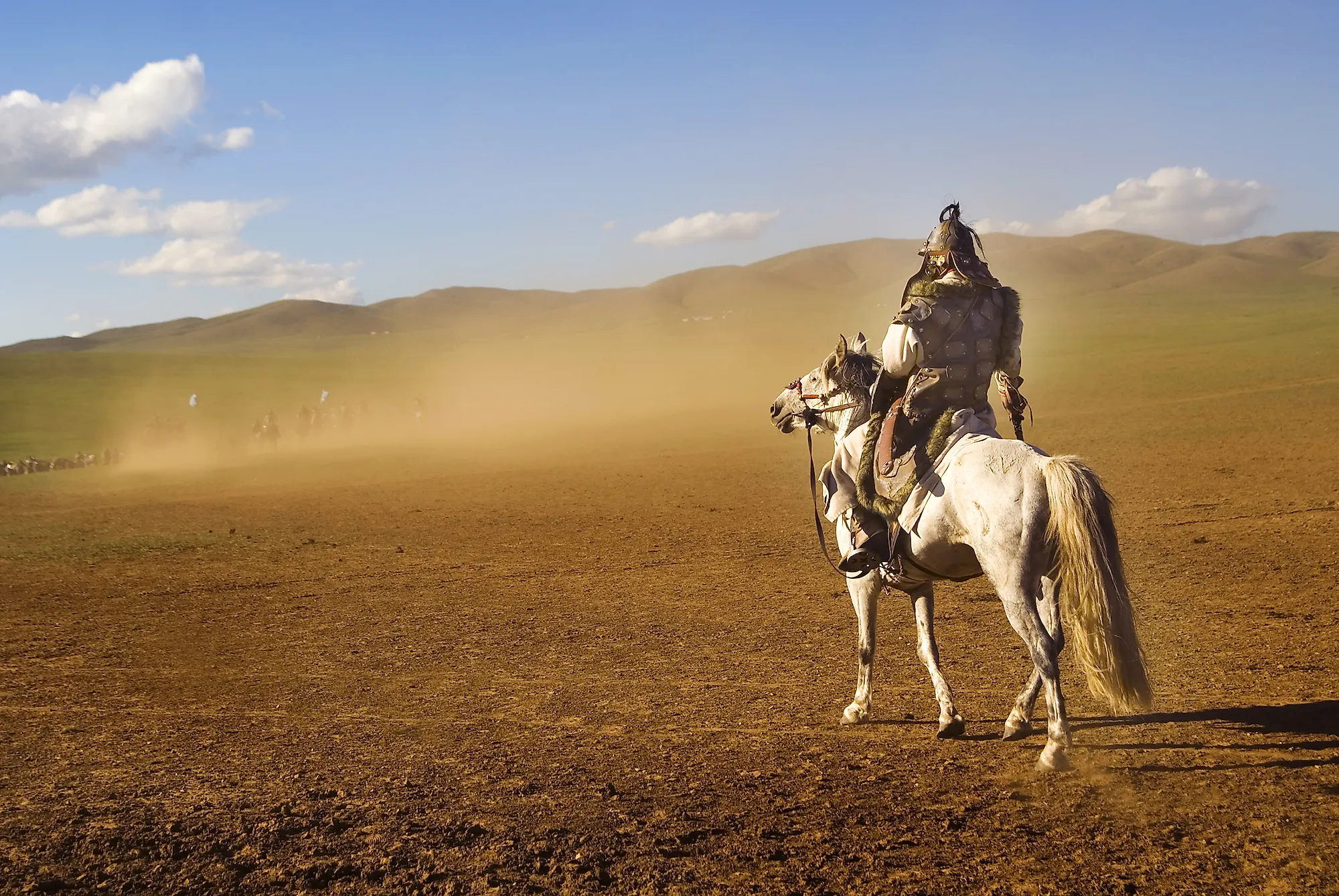 Ancient Mongolian warrior