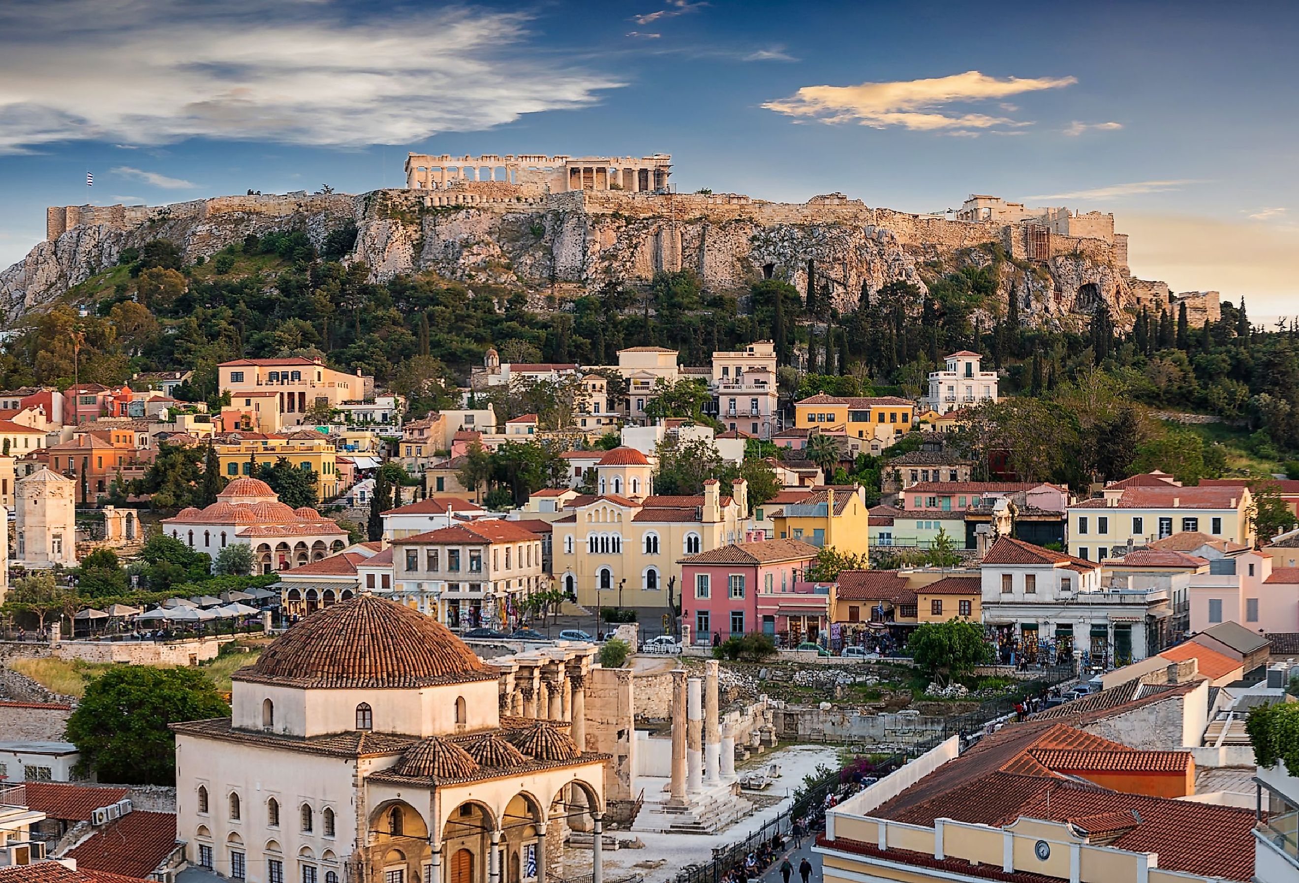 Old town of Athens and the Parthenon Temple of the Acropolis. Image credit: Sven Hansche via shutterstock