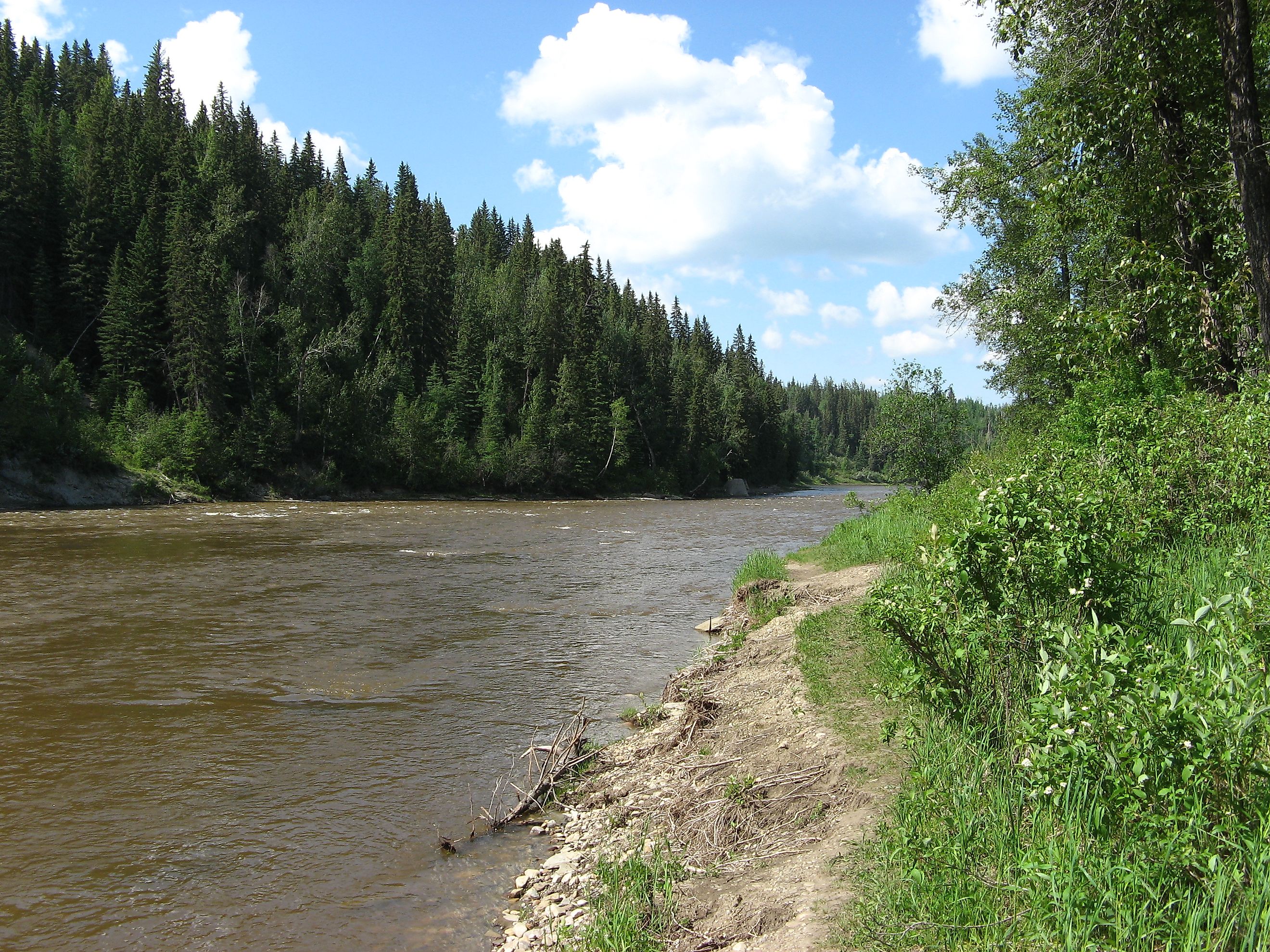Pembina River, North Dakota. 
