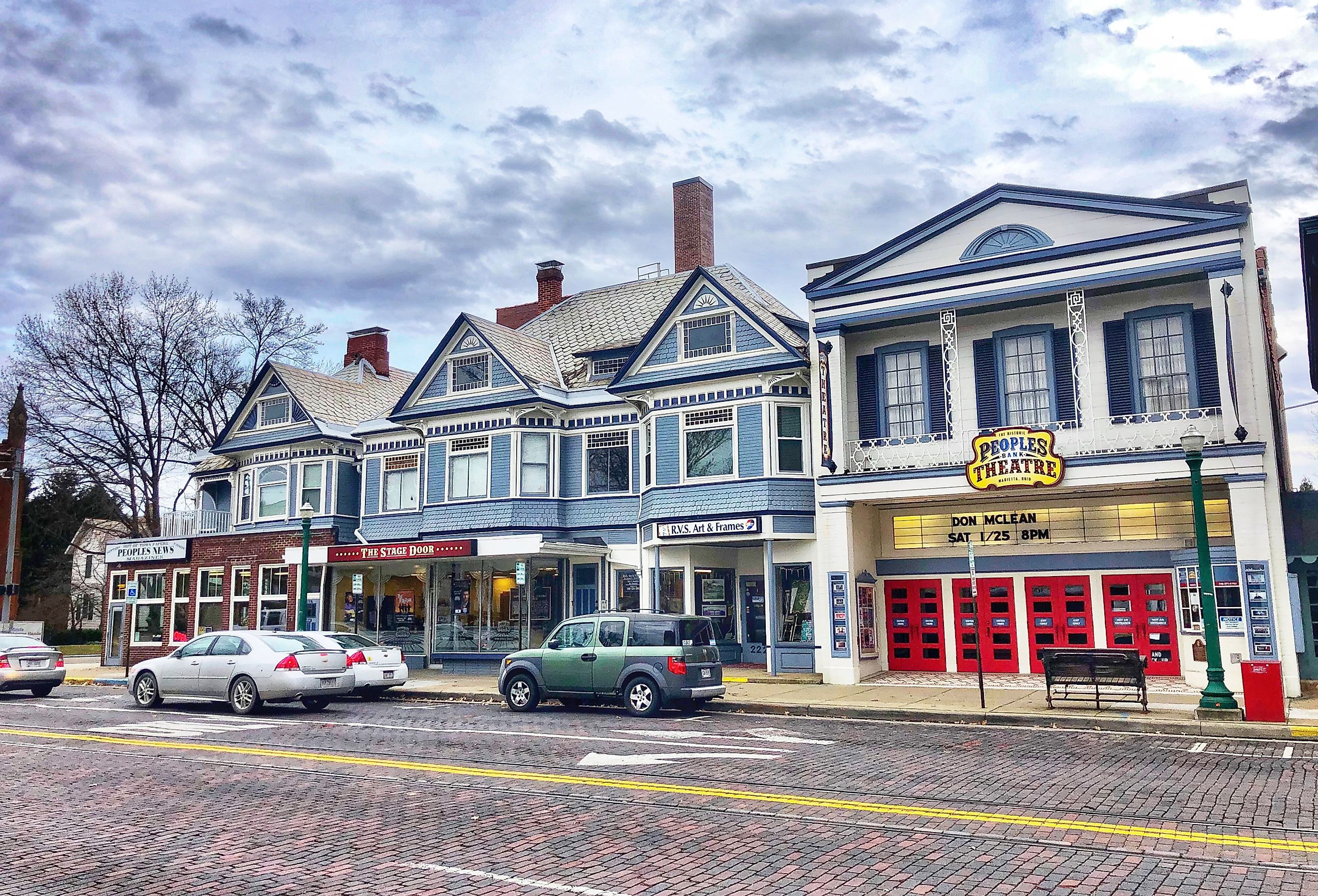 The charming town of Marietta, Ohio. Image credit Wendy van Overstreet via Shutterstock.com