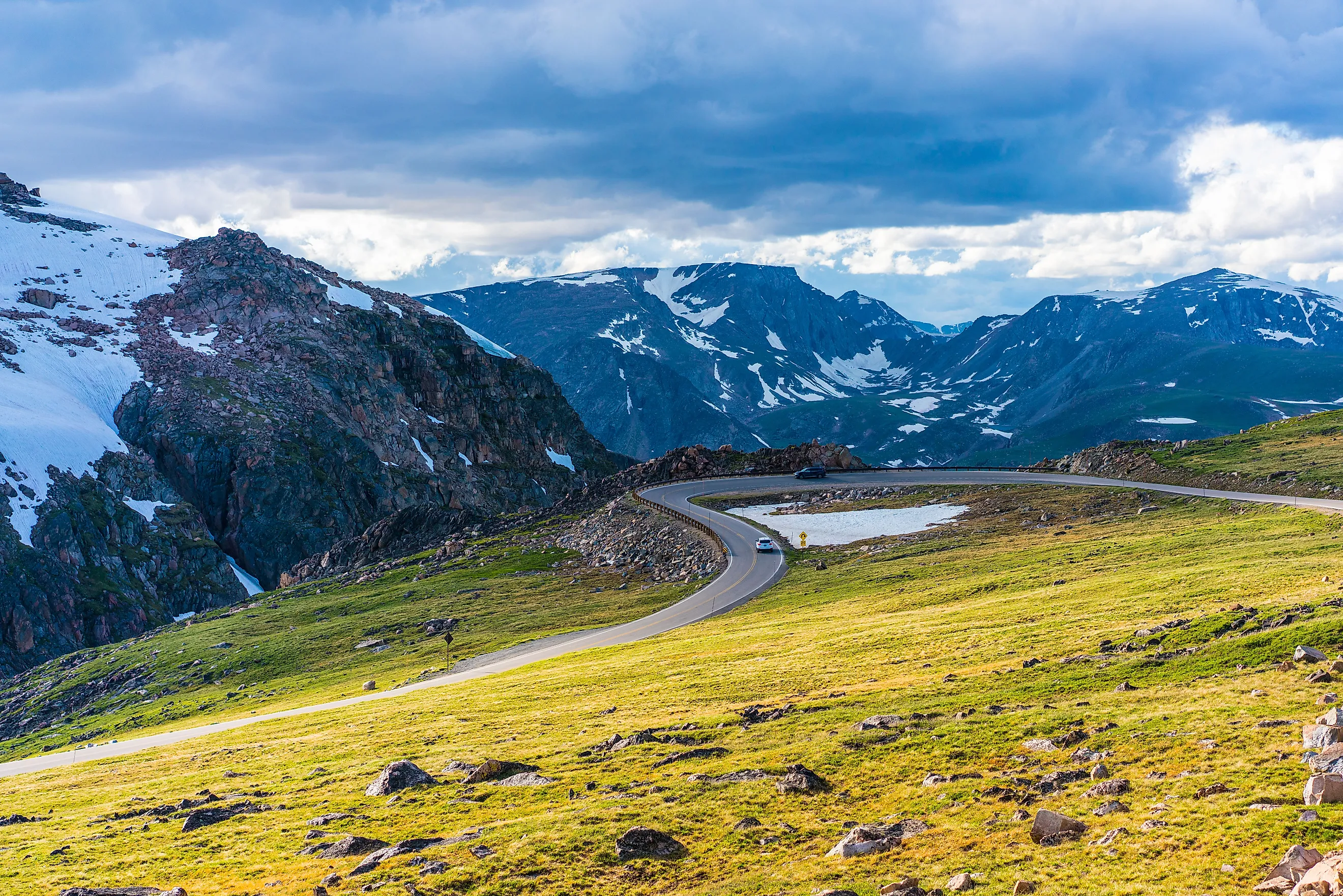Beartooth Highway, the scenic road in Montana.