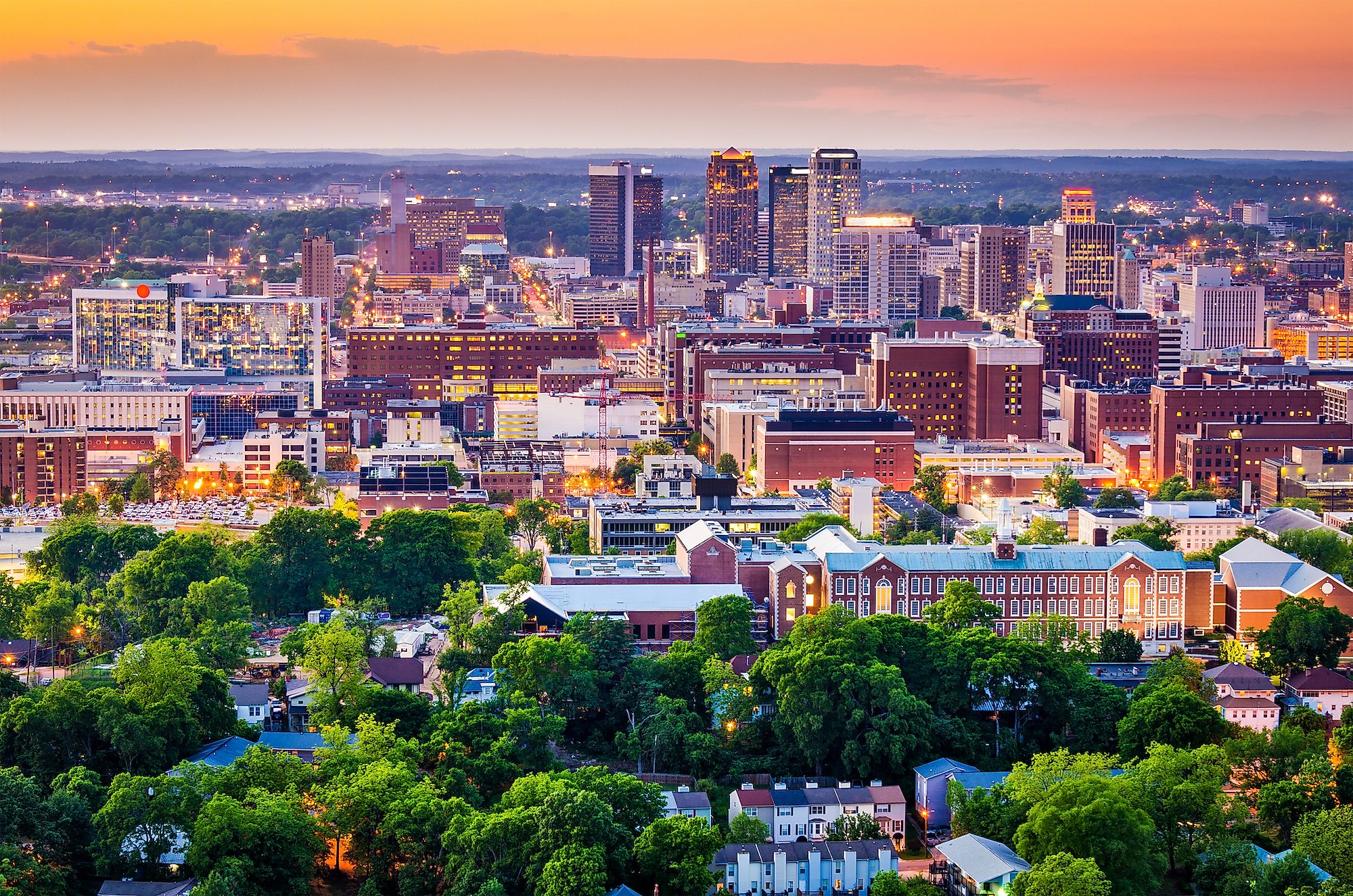 Birmingham Alabama WorldAtlas