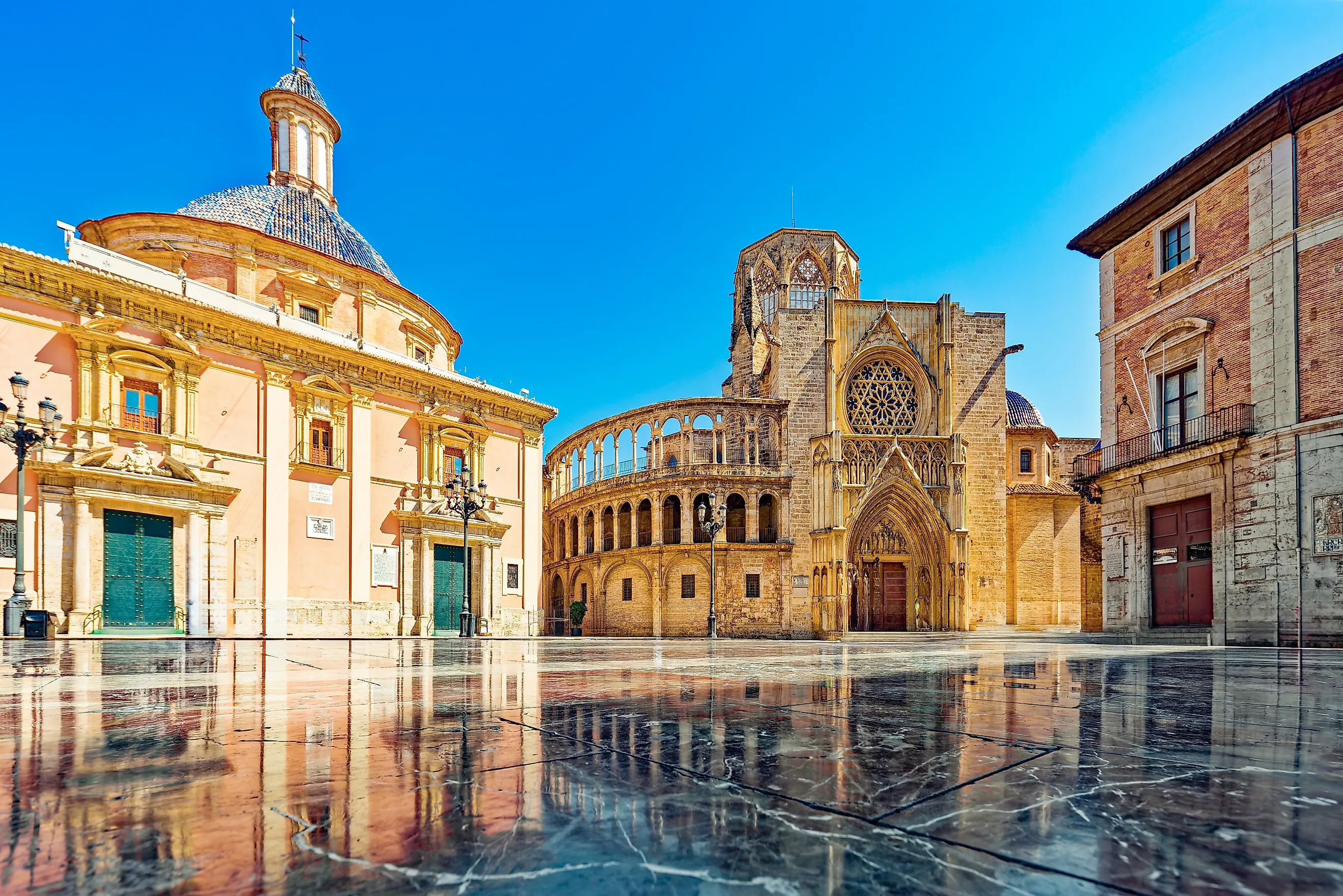 Basilica Cathedral of the Assumption of Our Lady, Valencia, Spain. 