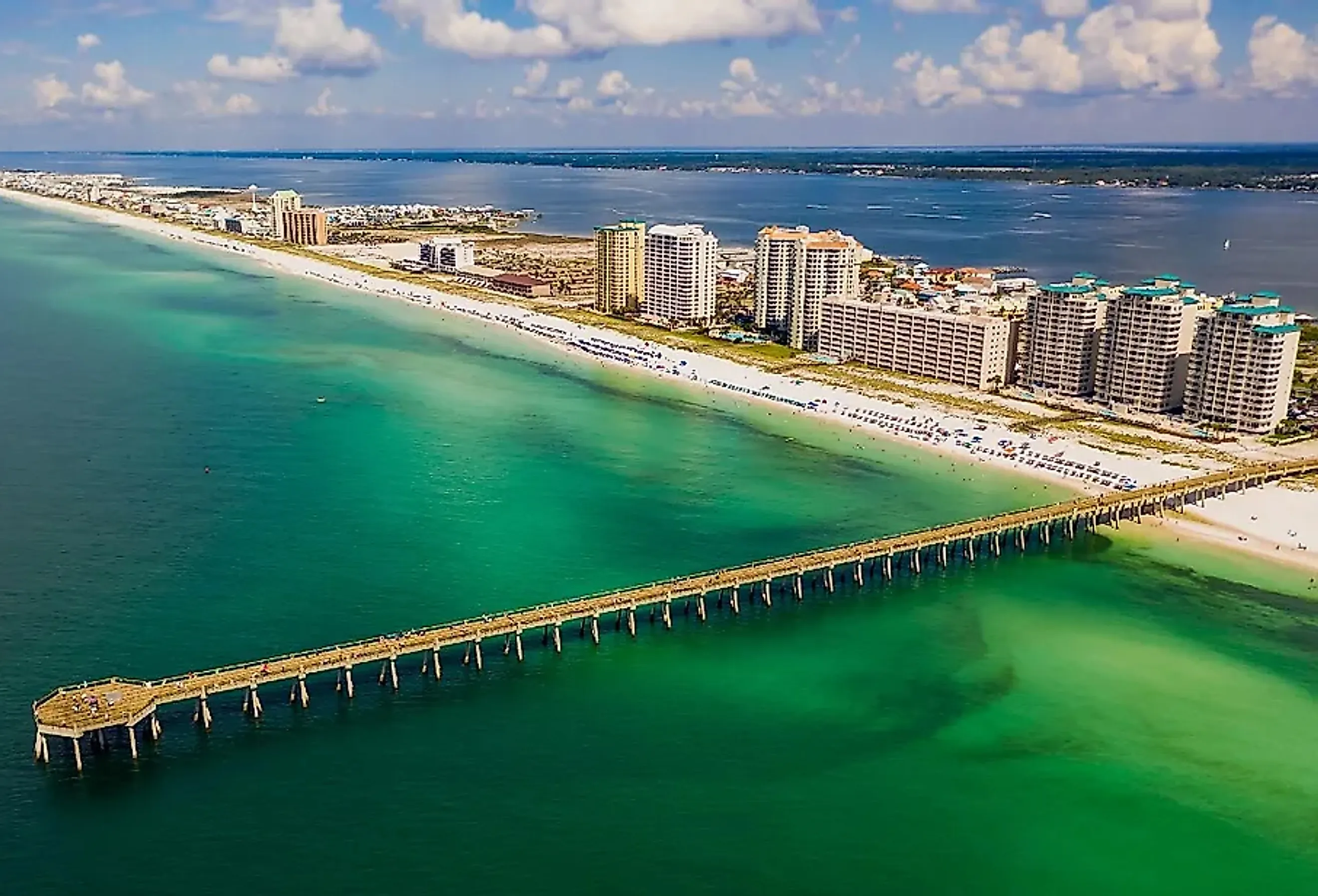 Overlooking the Navarre Beach Pier.