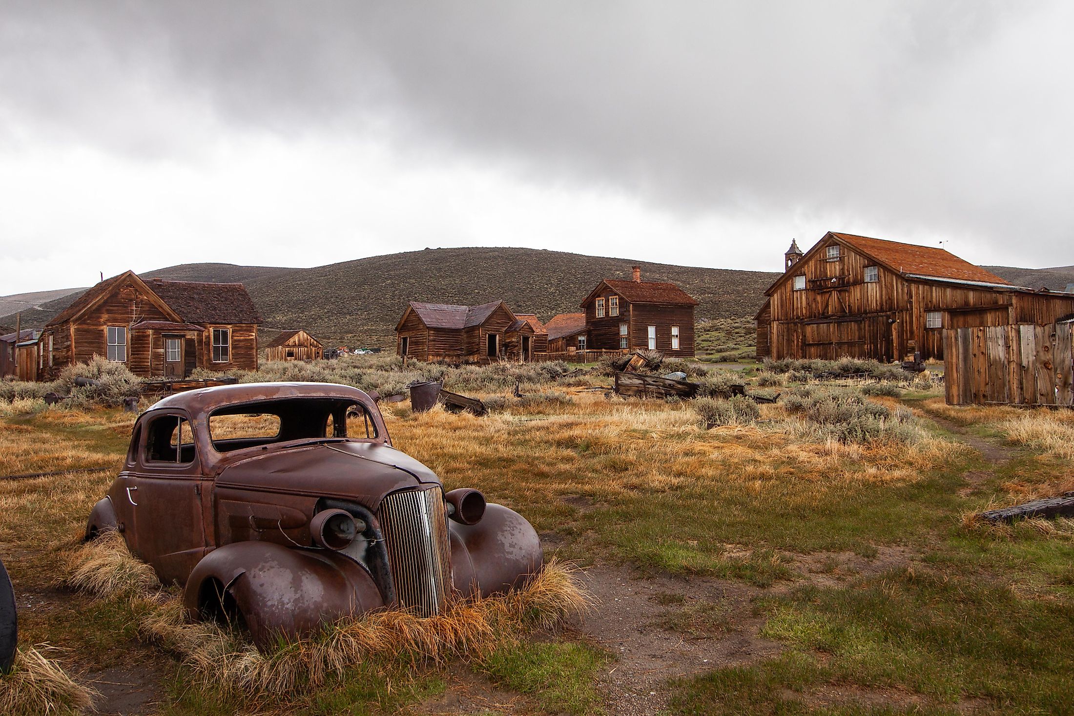 Bodie is a ghost town in the Bodie Hills, east of Sierra Nevada mountain range in Mono County, California, United States. 