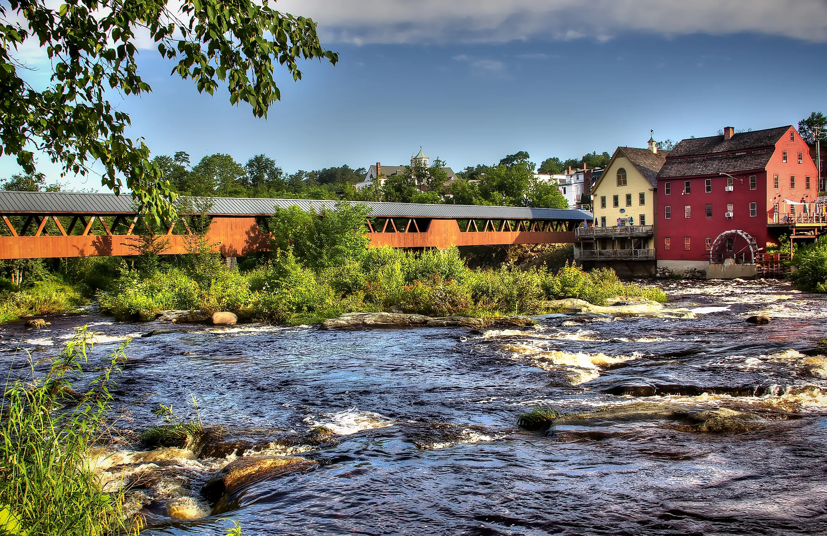 Ammonoosuc River in Littleton, New Hampshire.