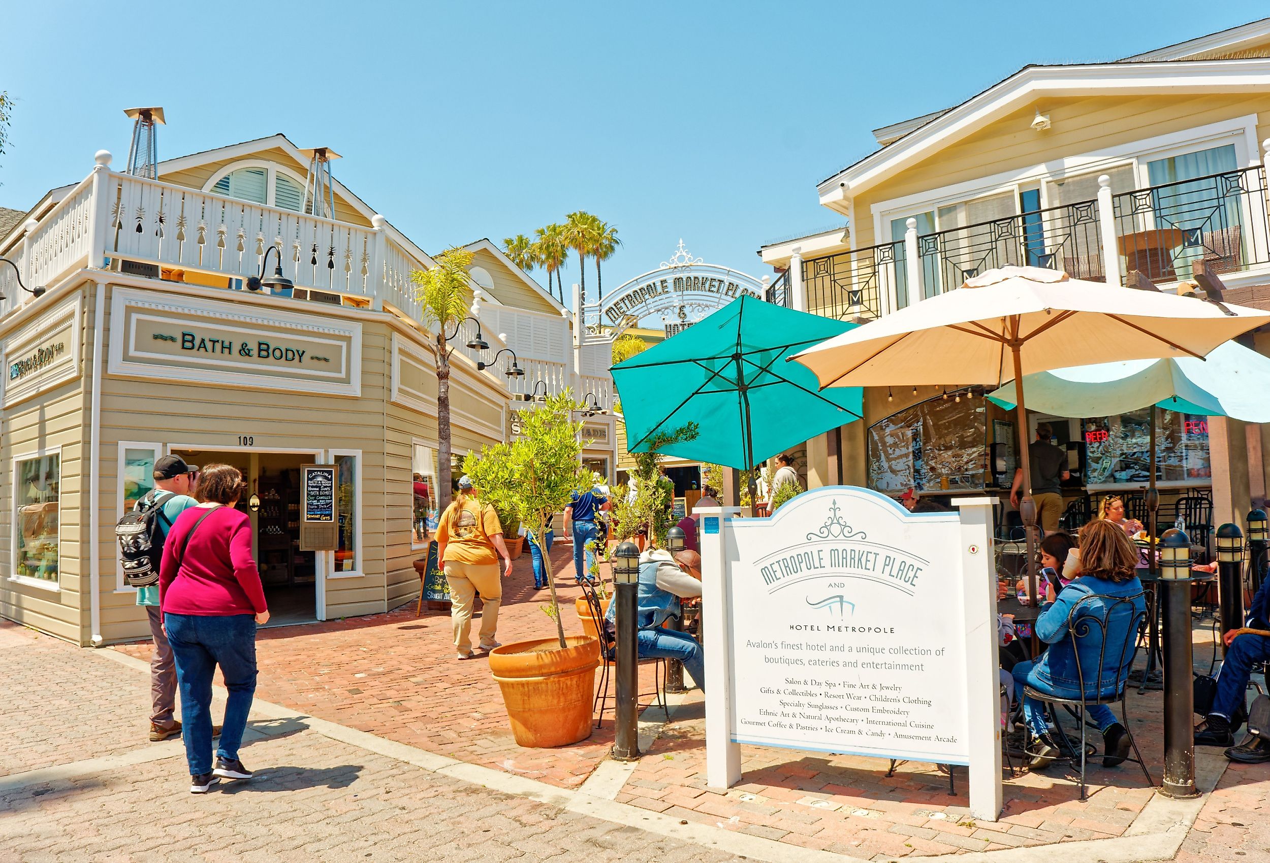 Downtown Avalon, California. Image credit Darryl Brooks via Shutterstock