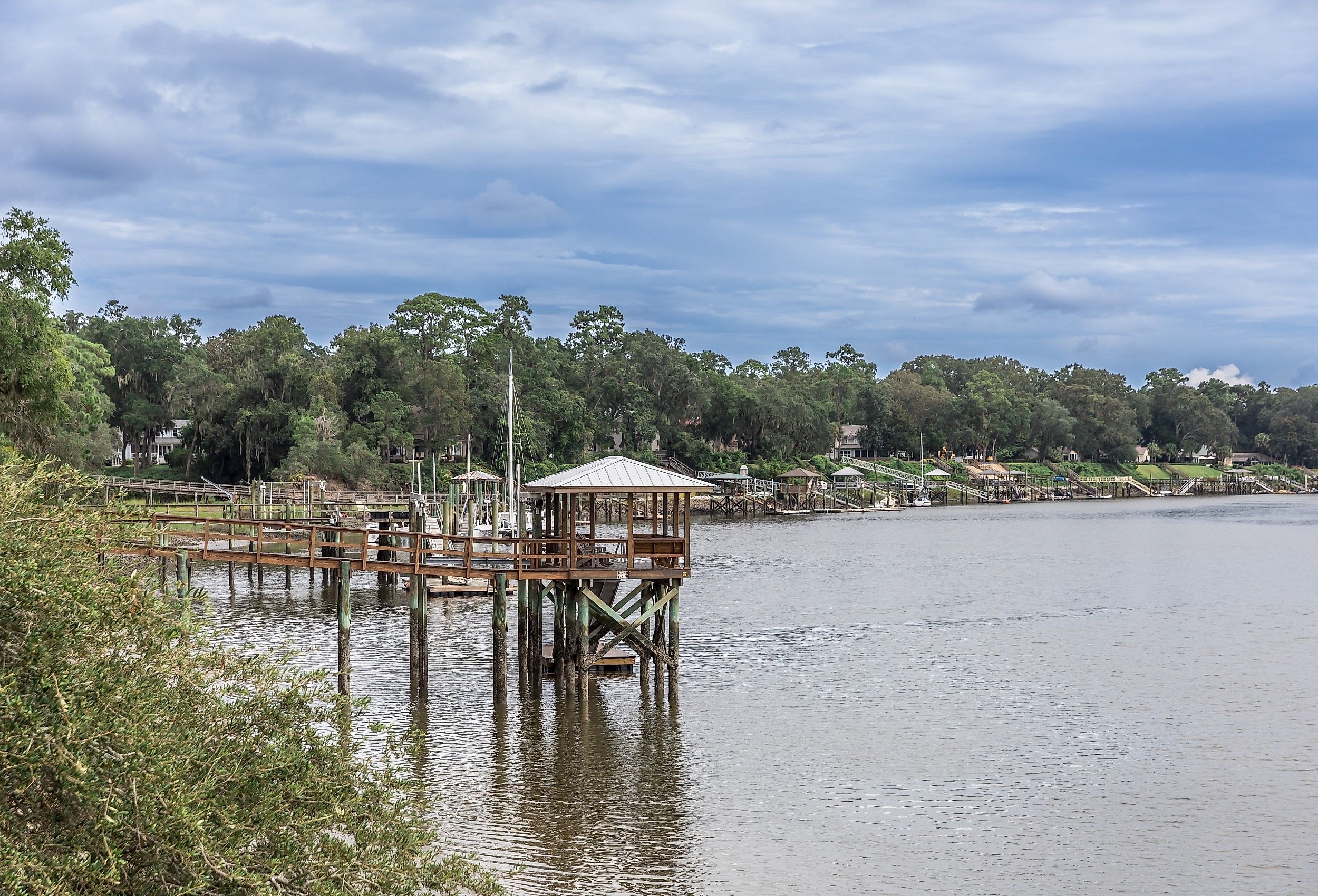 A view of coastal Bluffton, South Carolina.