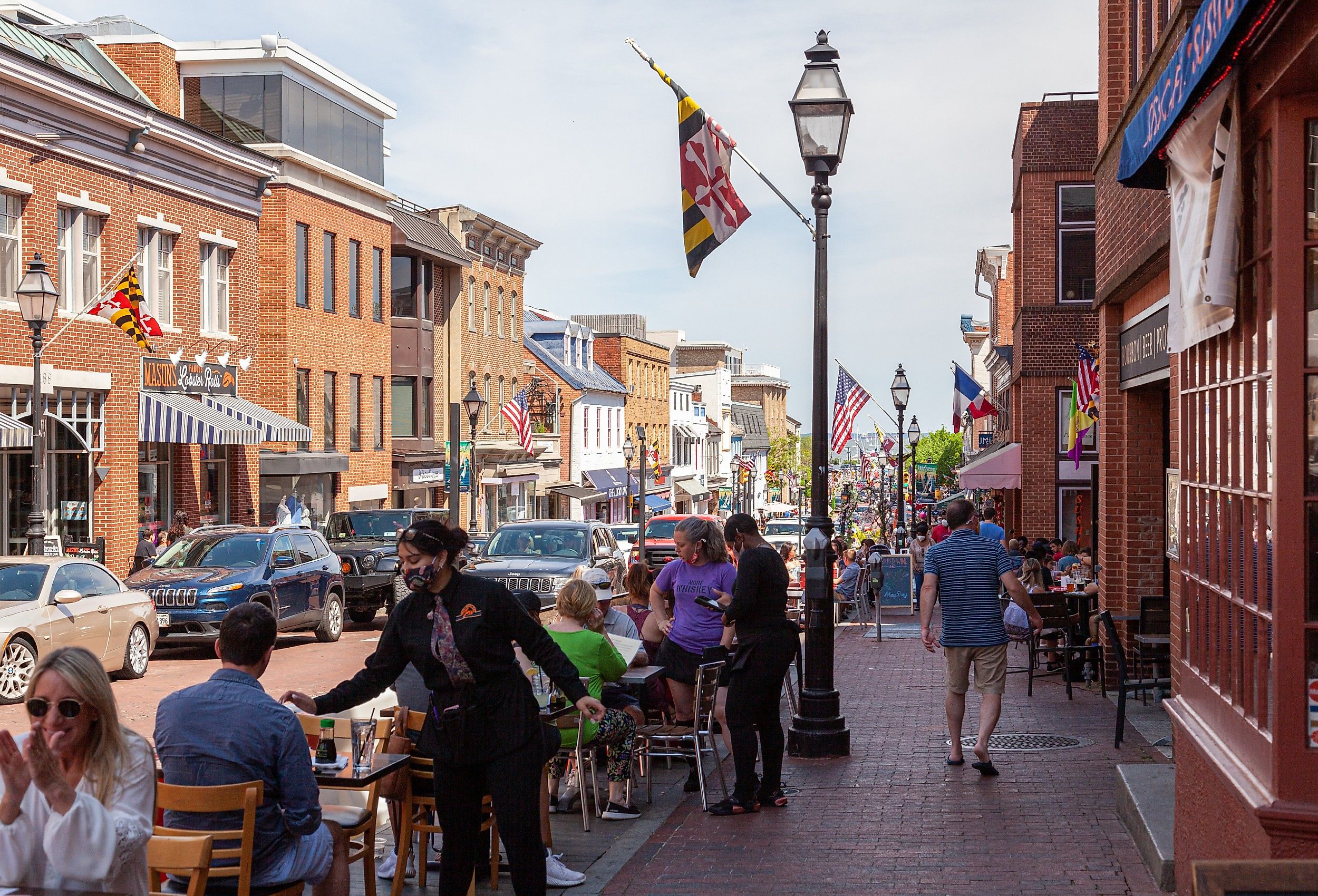 Street view in Annapolis, Maryland. Image credit grandbrothers via Shutterstock