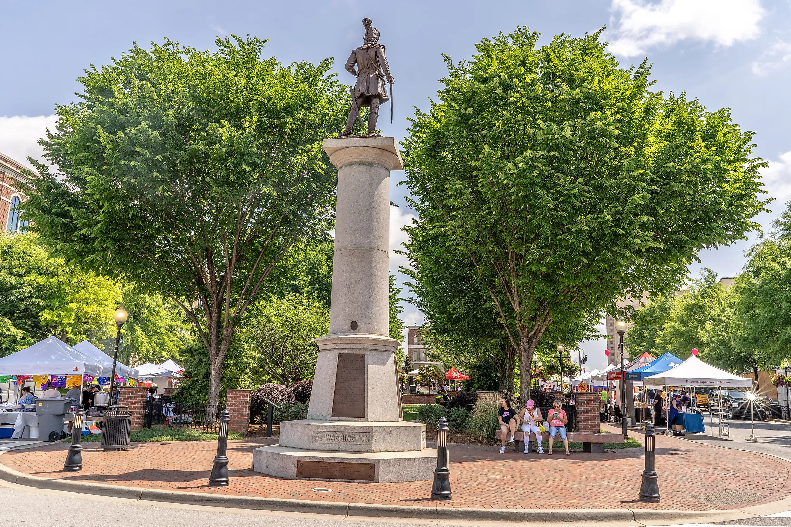 Morgan Square in Spartanburg, South Carolina. Image credit: Page Light Studios / Shutterstock.com.