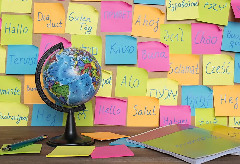 Some countries speak hundreds of languages.